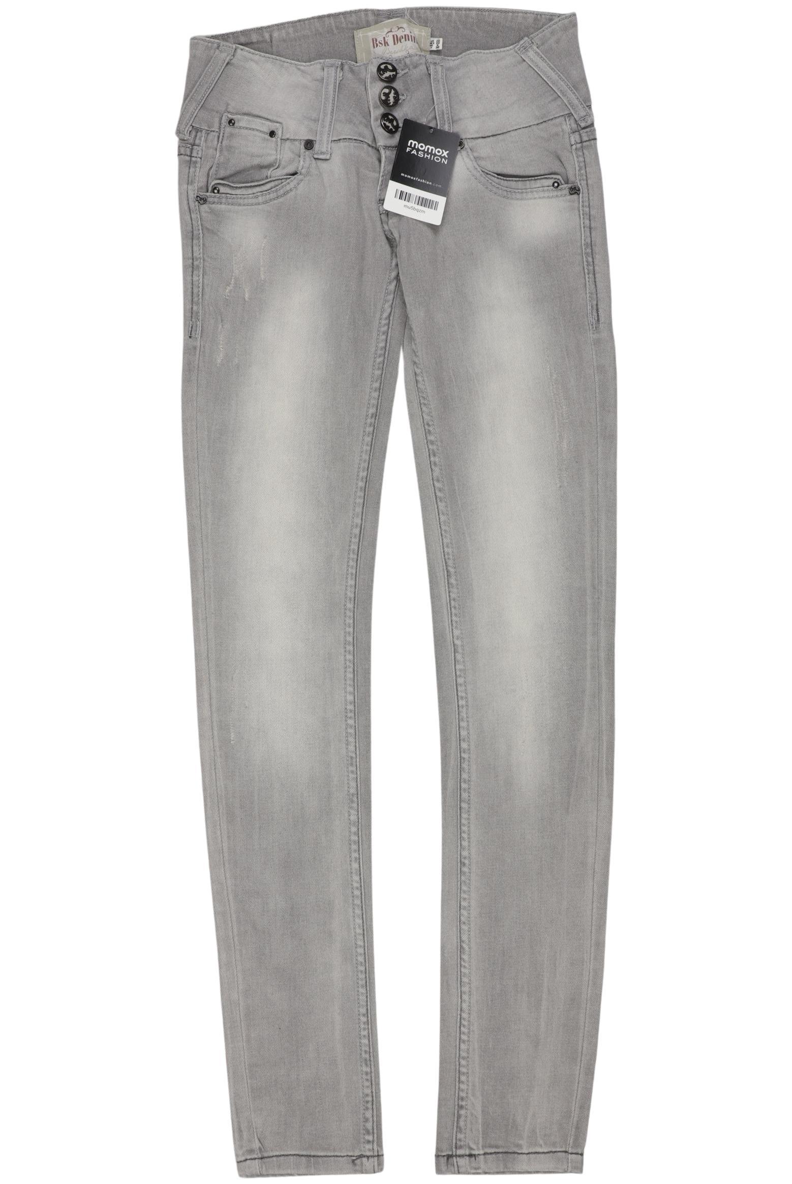 

bershka Damen Jeans, grau, Gr. 32