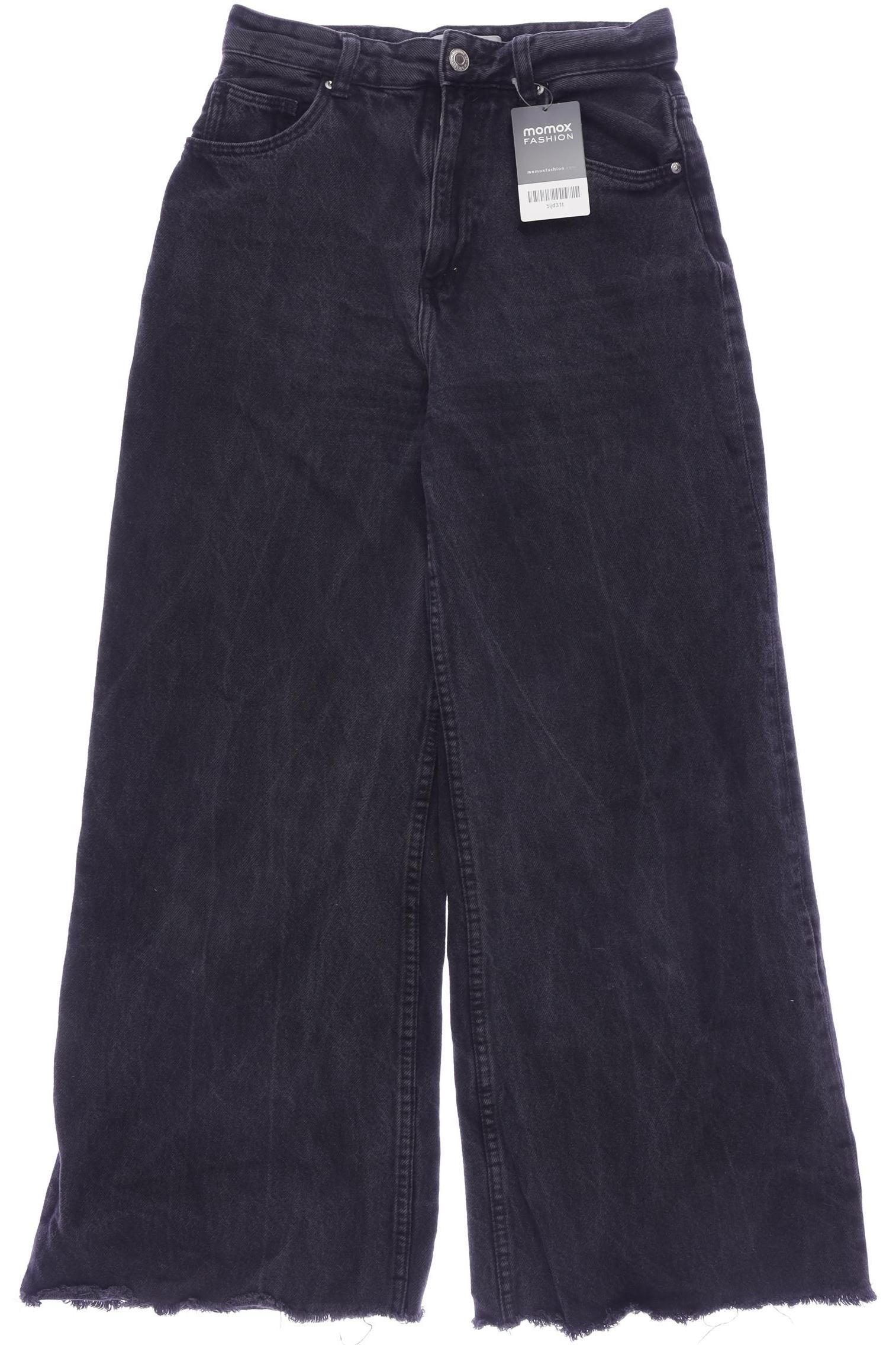 

bershka Damen Jeans, grau, Gr. 36