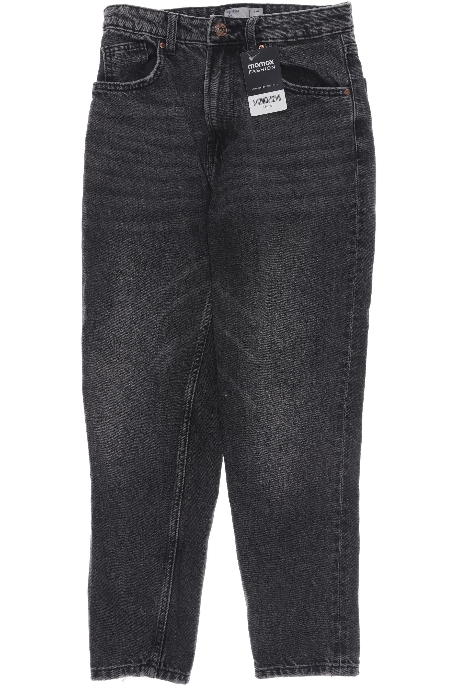 

bershka Damen Jeans, grau, Gr. 36