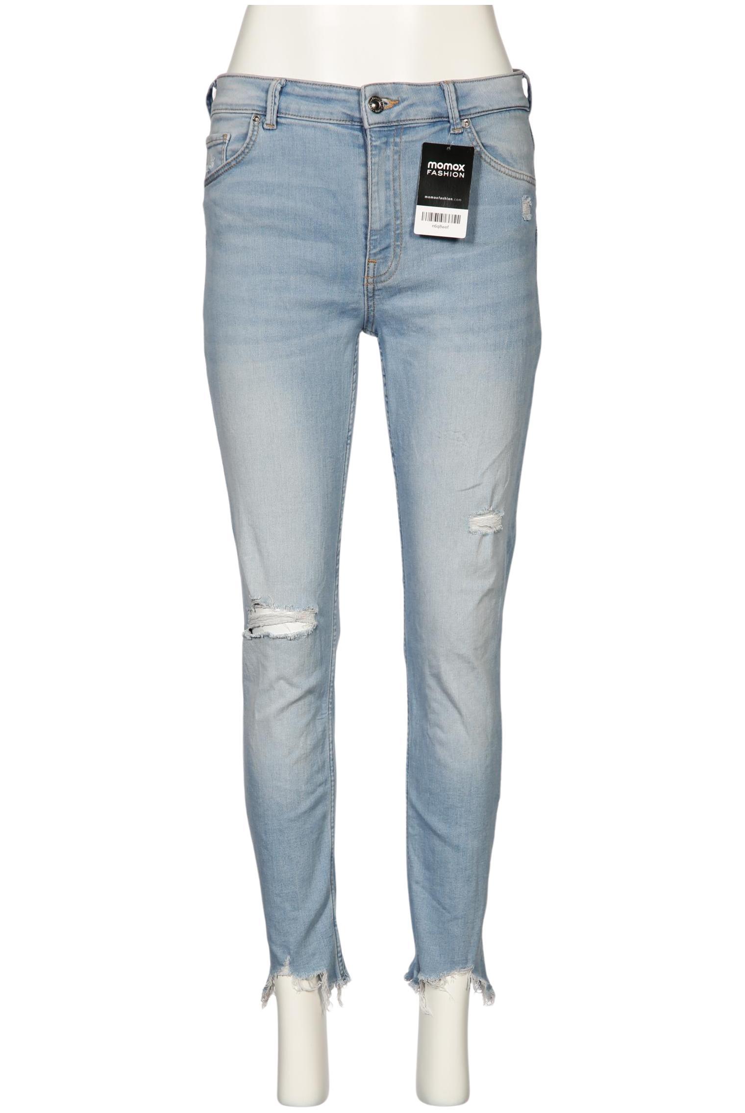 

bershka Damen Jeans, hellblau, Gr. 40