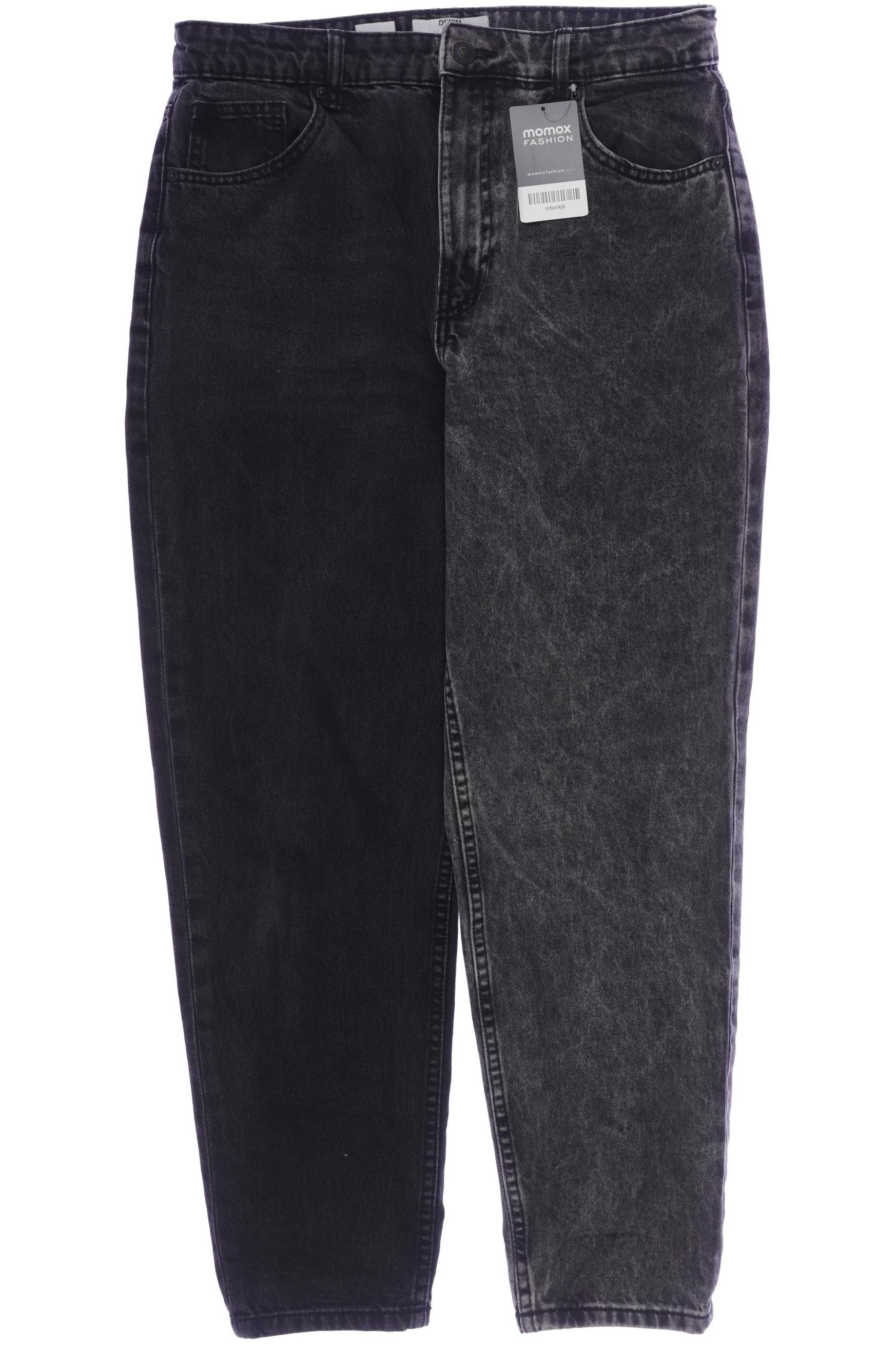 

bershka Damen Jeans, grau, Gr. 40