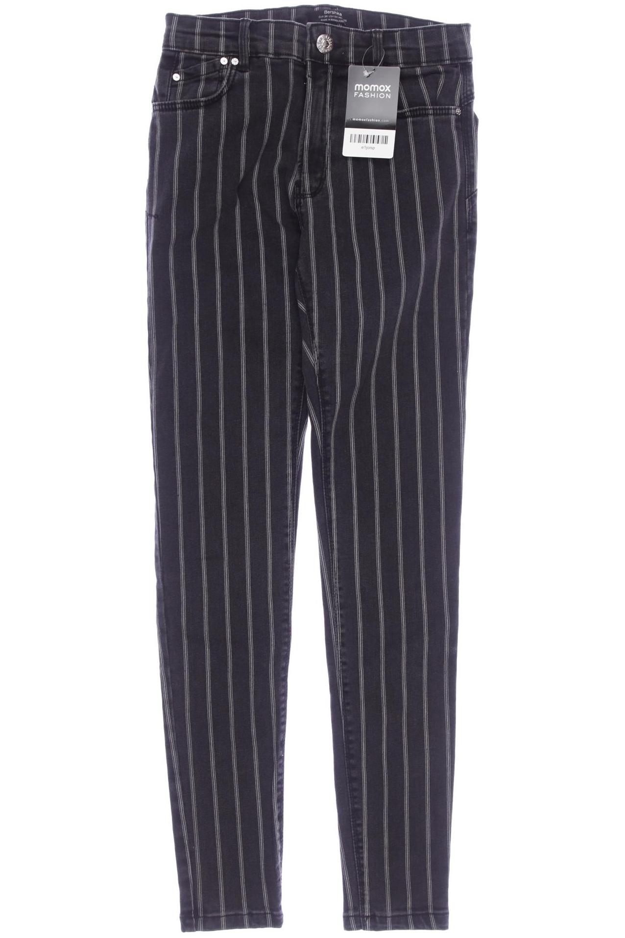 

bershka Damen Jeans, grau, Gr. 36