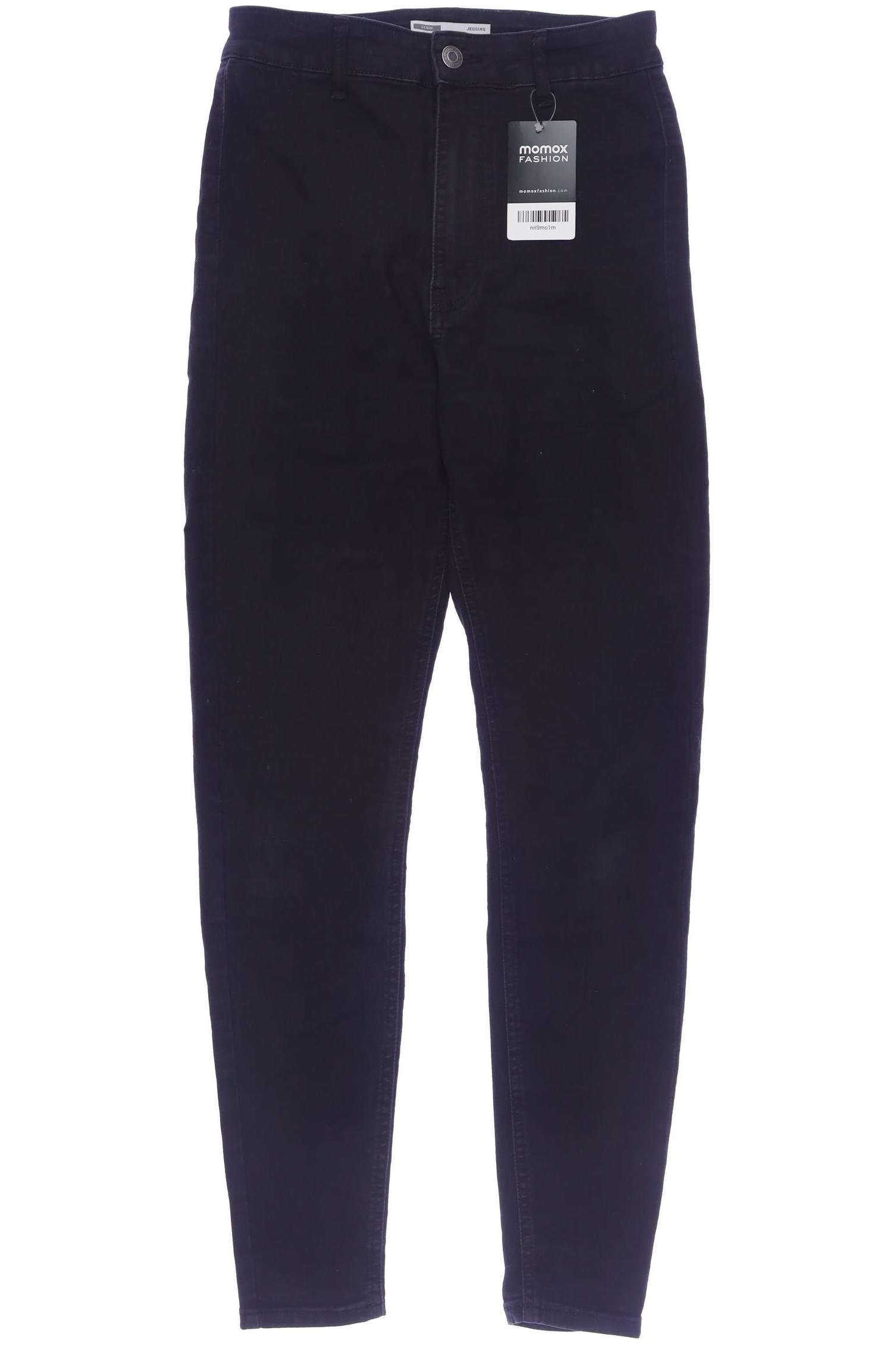 

bershka Damen Jeans, schwarz, Gr. 36