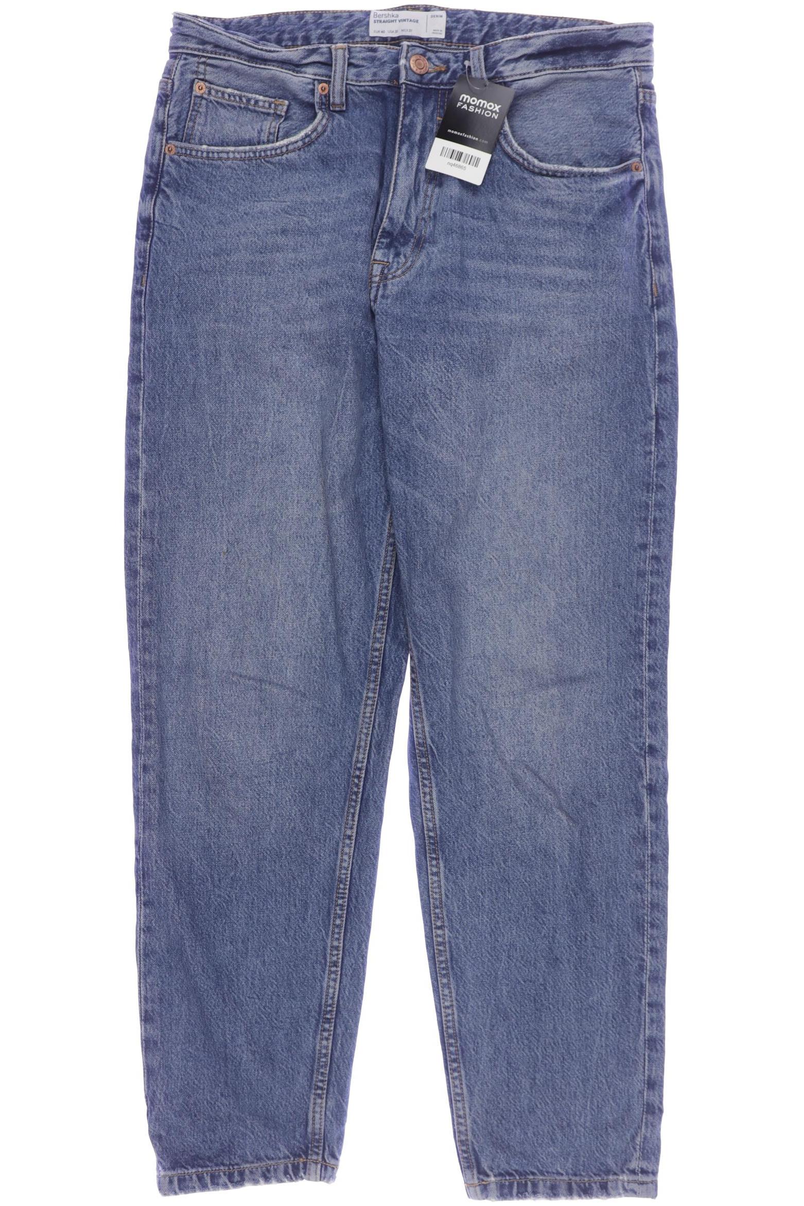

bershka Damen Jeans, blau, Gr. 40