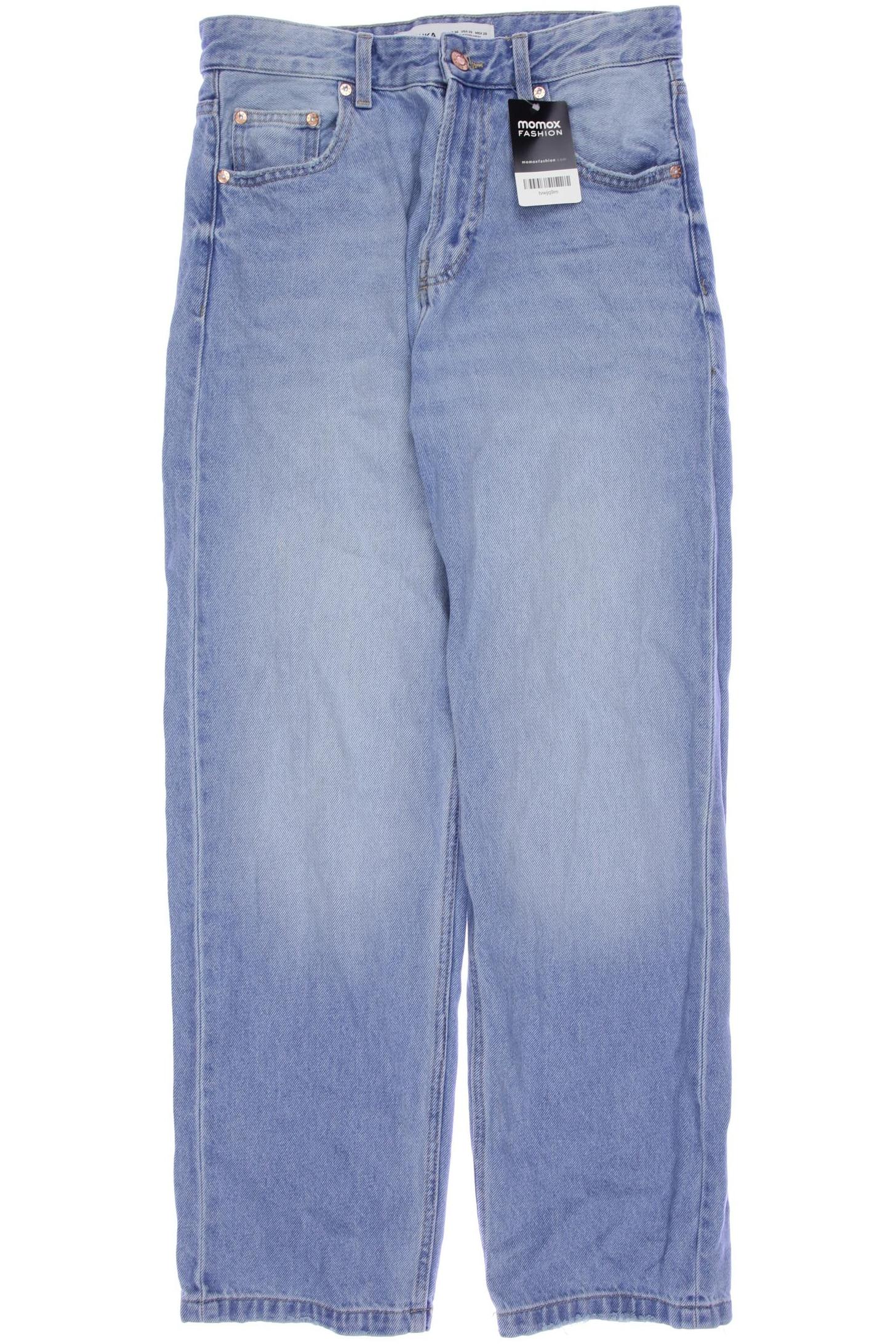 

bershka Damen Jeans, blau, Gr. 36