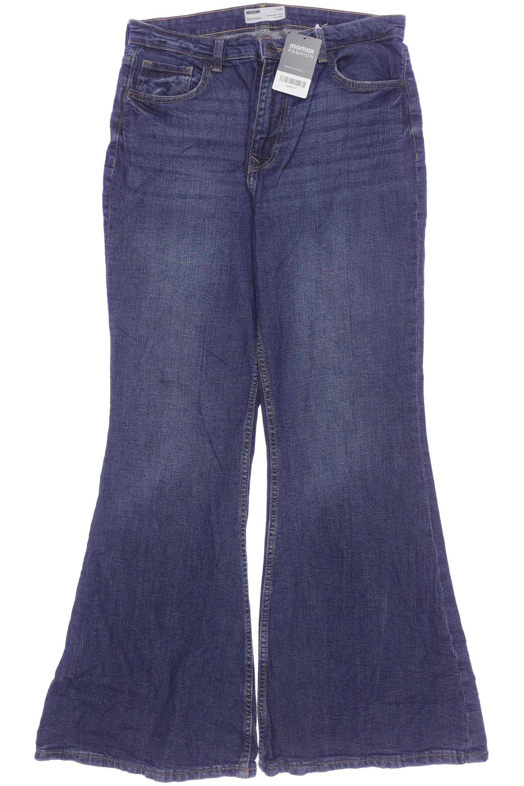 

bershka Damen Jeans, blau, Gr. 38