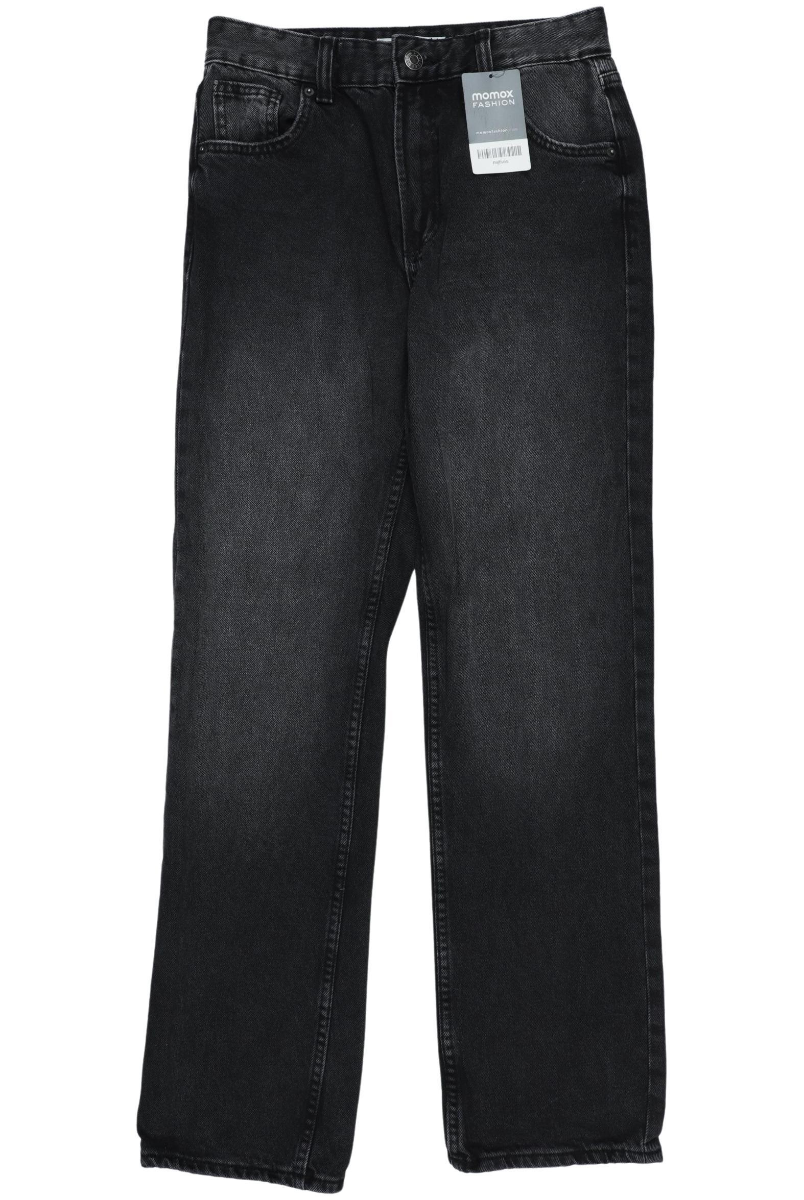 

bershka Damen Jeans, schwarz, Gr. 34