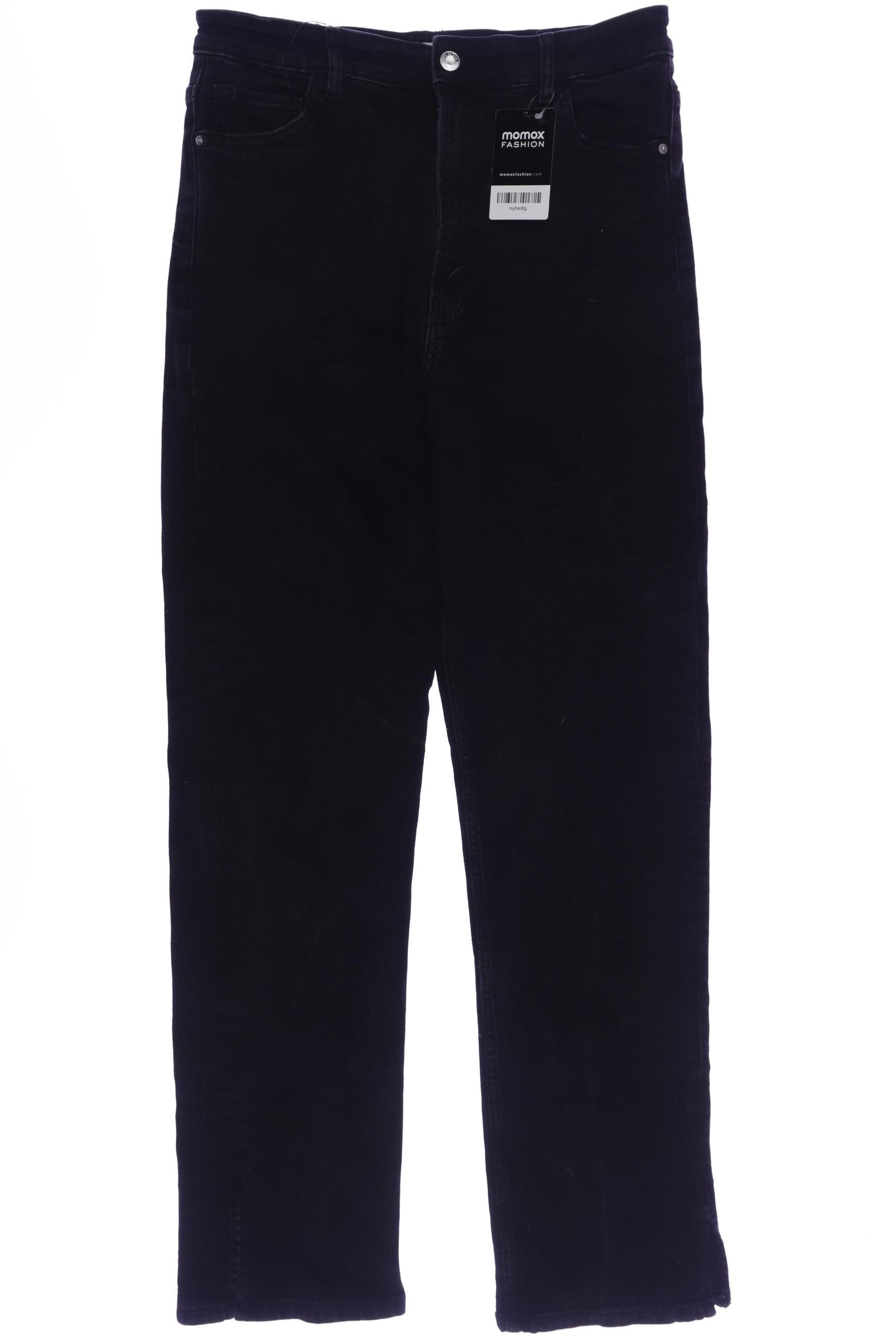 

bershka Damen Jeans, schwarz, Gr. 42