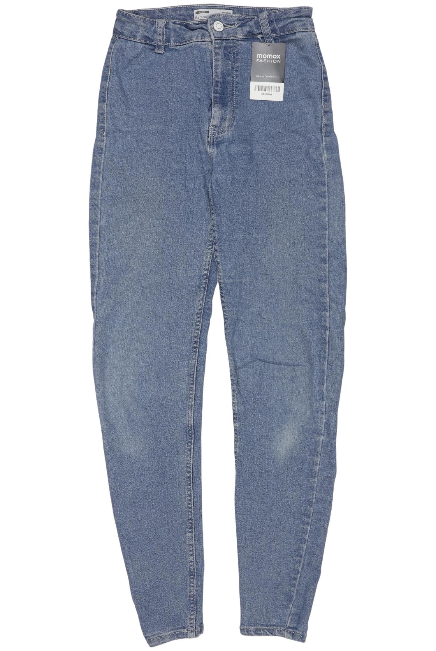 

bershka Damen Jeans, blau, Gr. 34