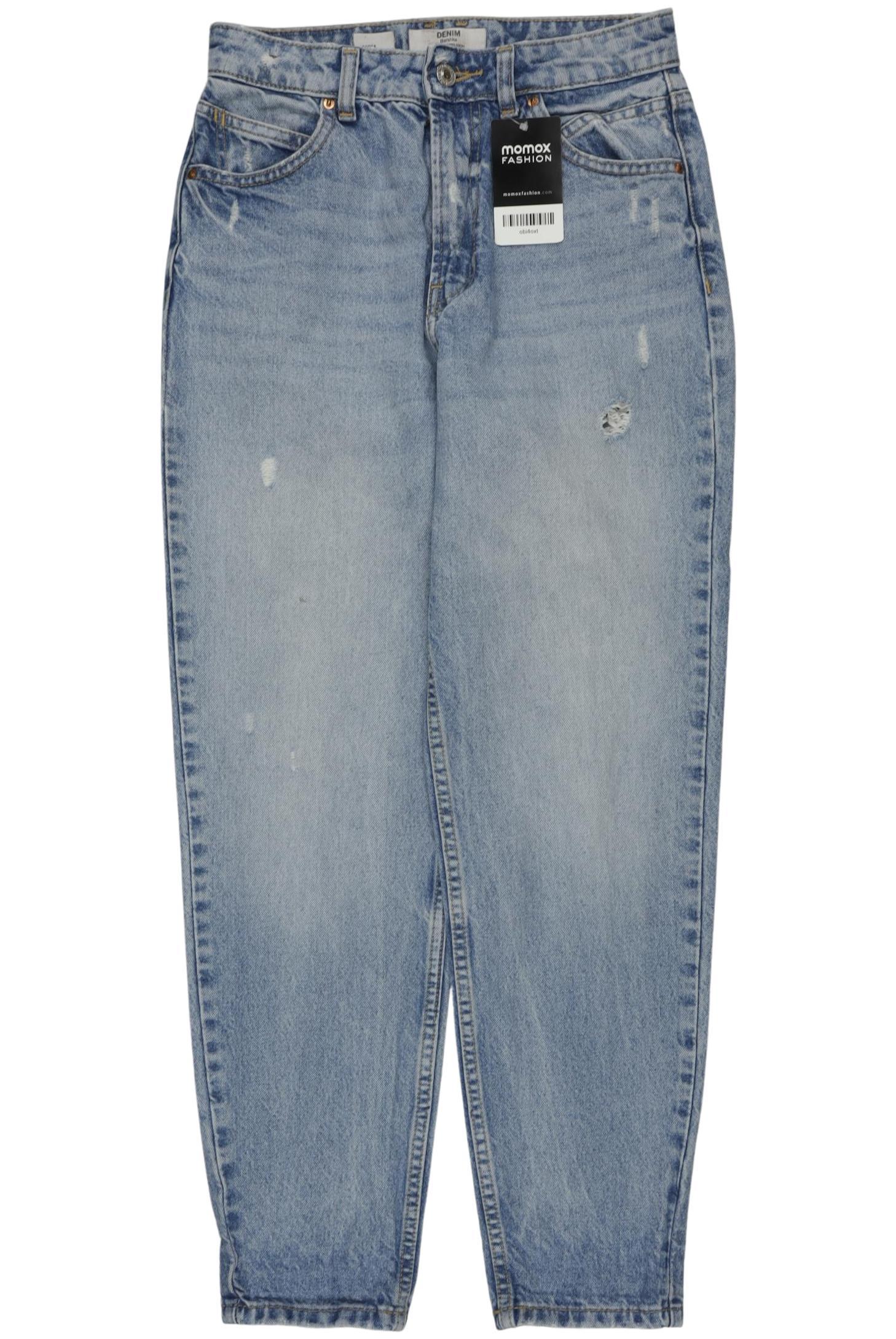 

bershka Damen Jeans, hellblau, Gr. 36