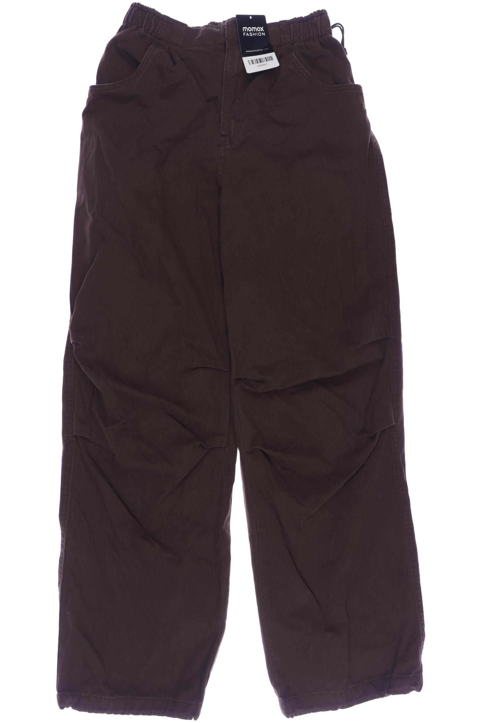 

bershka Damen Jeans, braun, Gr. 0