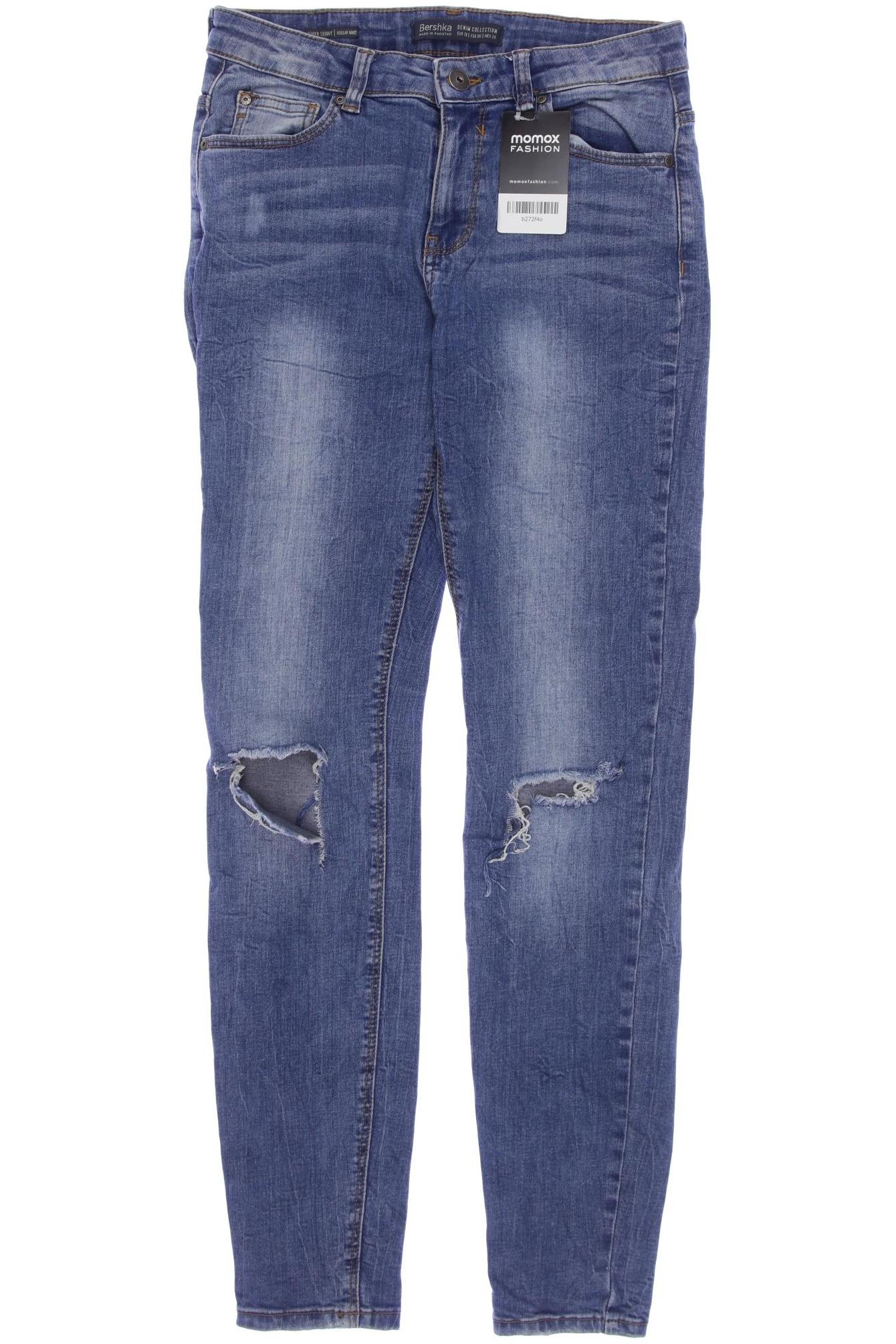 

bershka Damen Jeans, blau, Gr. 38