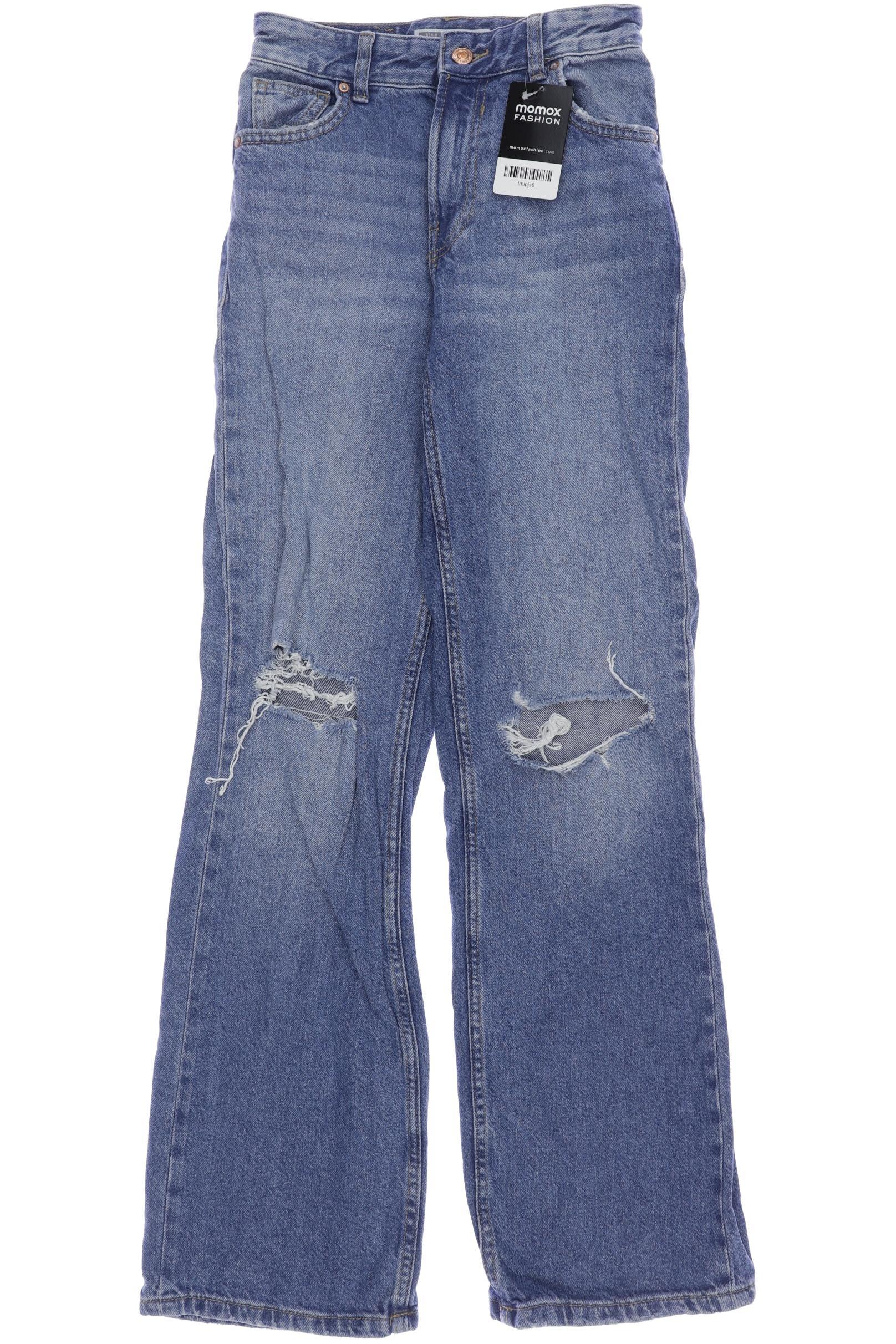 

bershka Damen Jeans, blau, Gr. 32