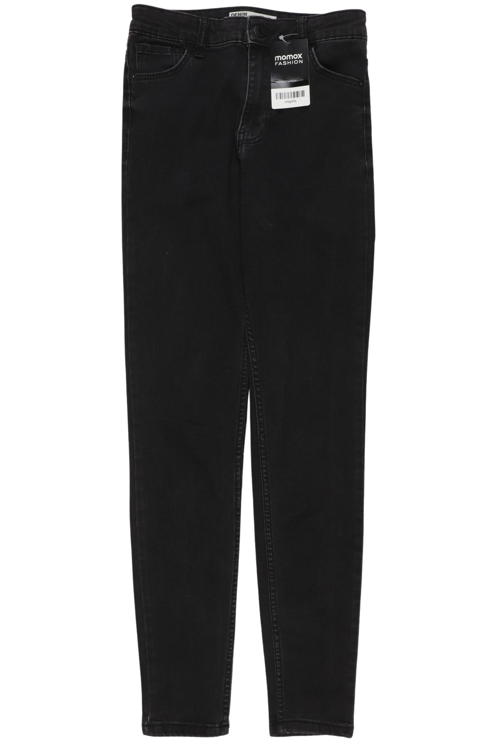 

bershka Damen Jeans, schwarz, Gr. 34