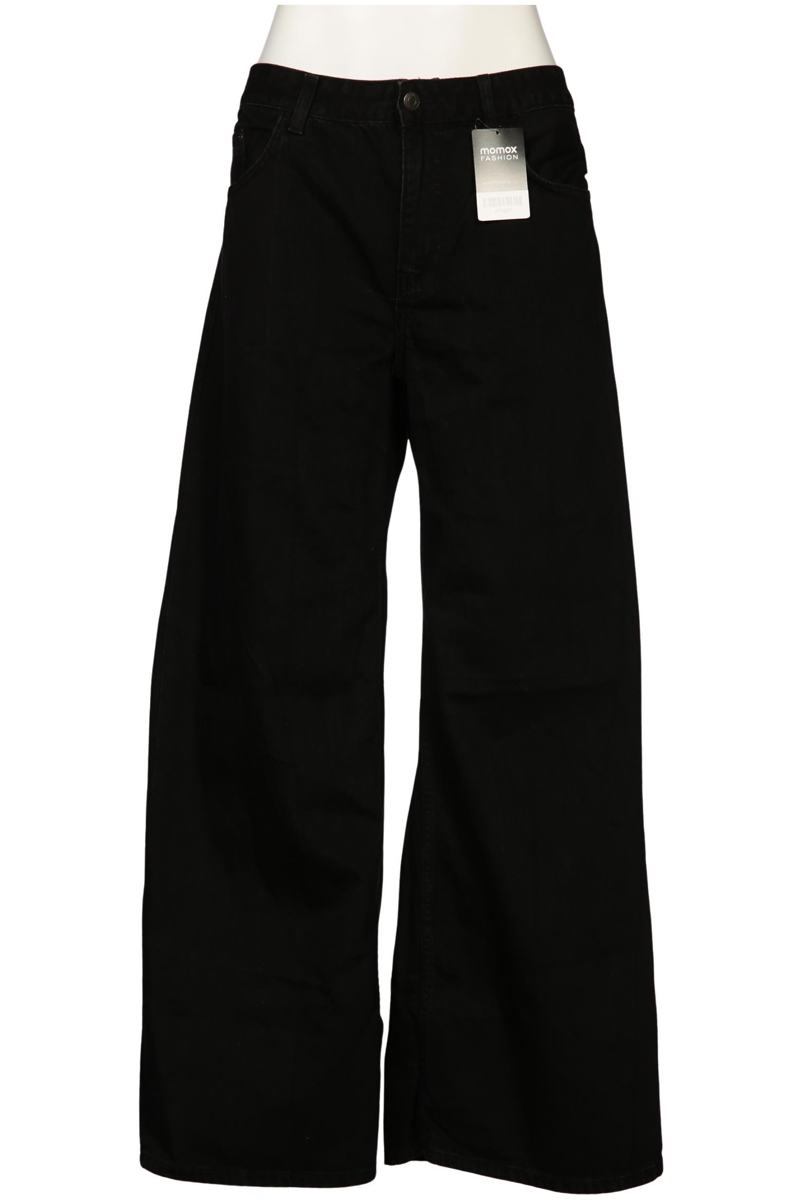 

bershka Damen Jeans, schwarz, Gr. 42