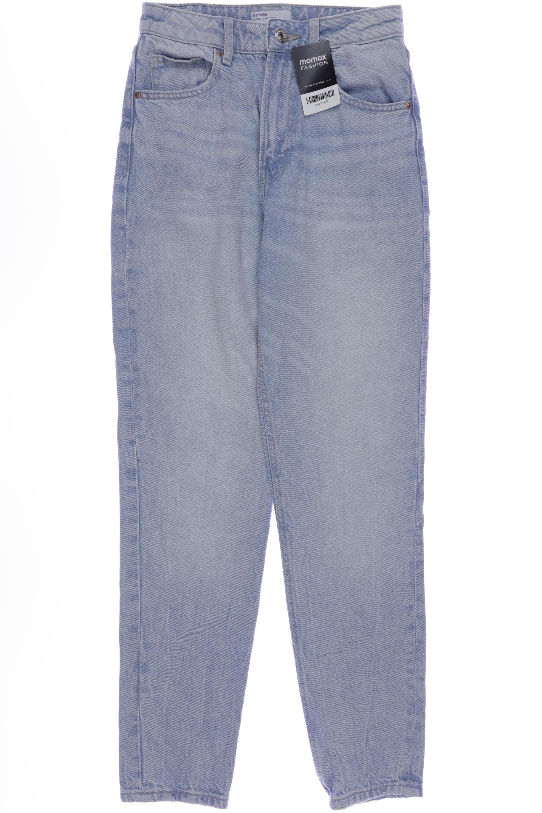 

bershka Damen Jeans, hellblau, Gr. 36