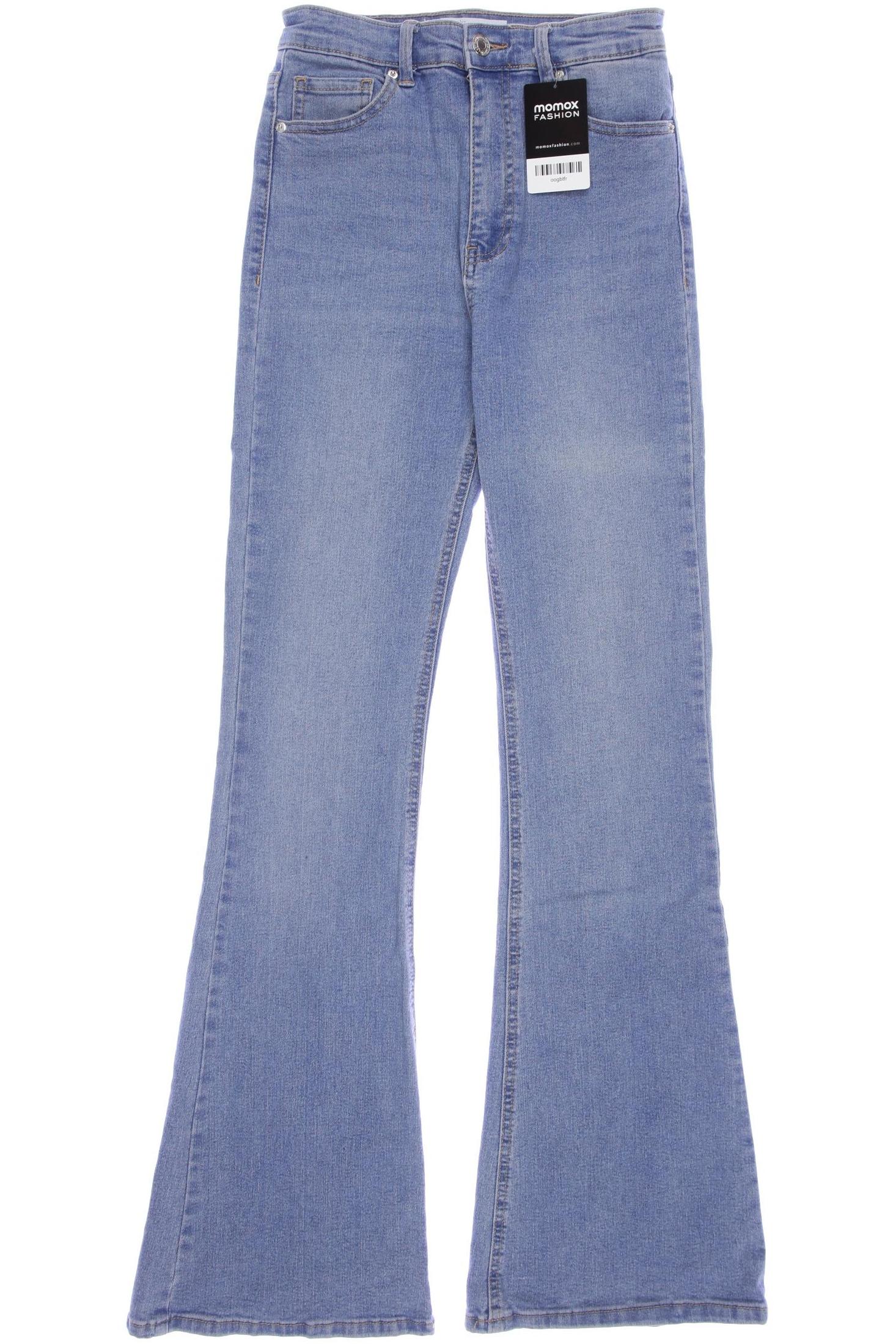 

bershka Damen Jeans, hellblau, Gr. 36