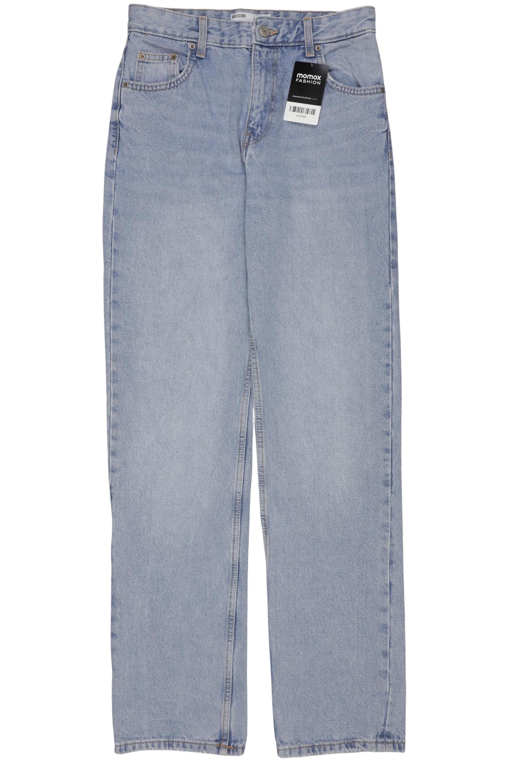 

bershka Damen Jeans, hellblau, Gr. 36