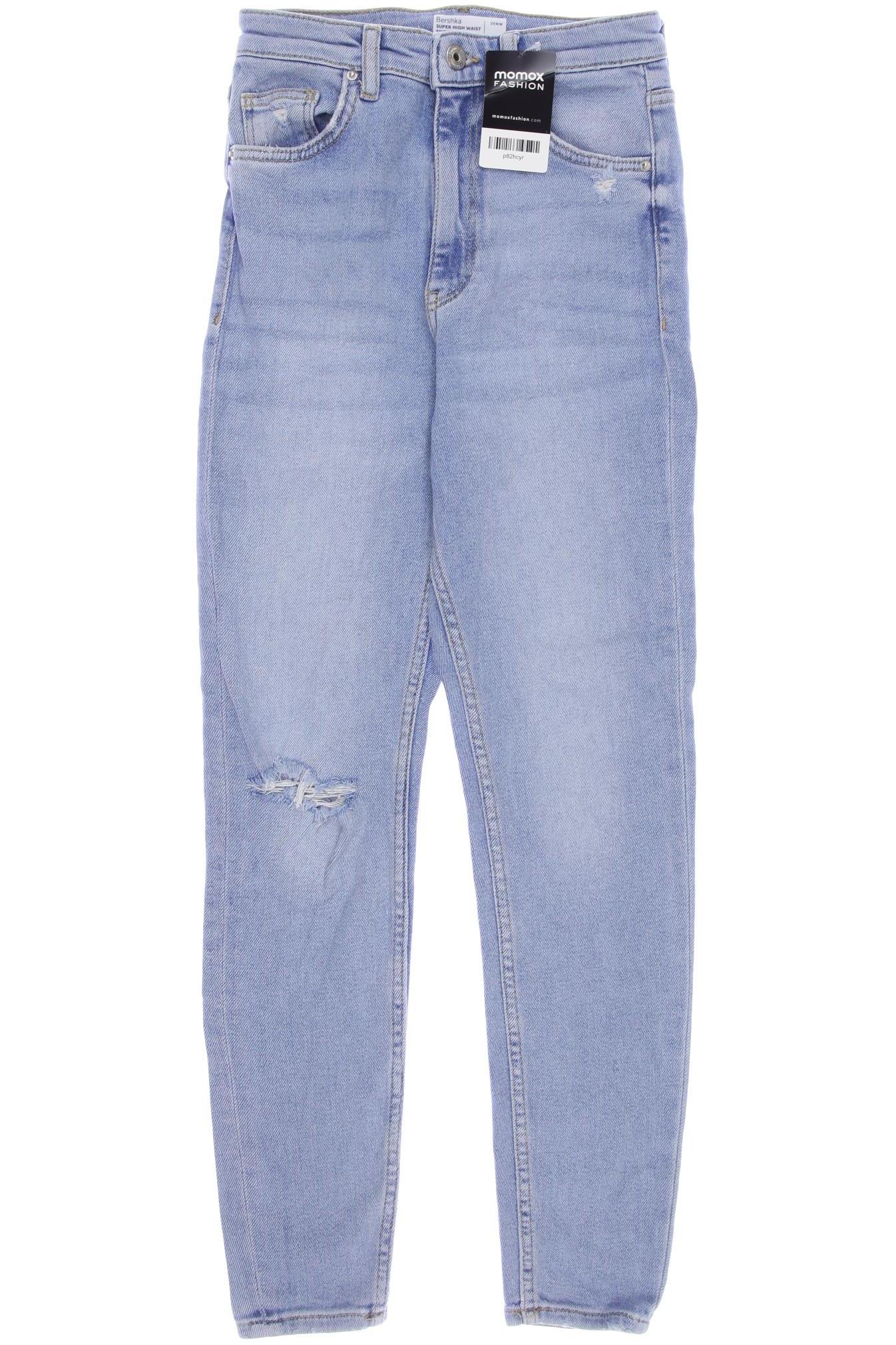 

bershka Damen Jeans, hellblau, Gr. 36