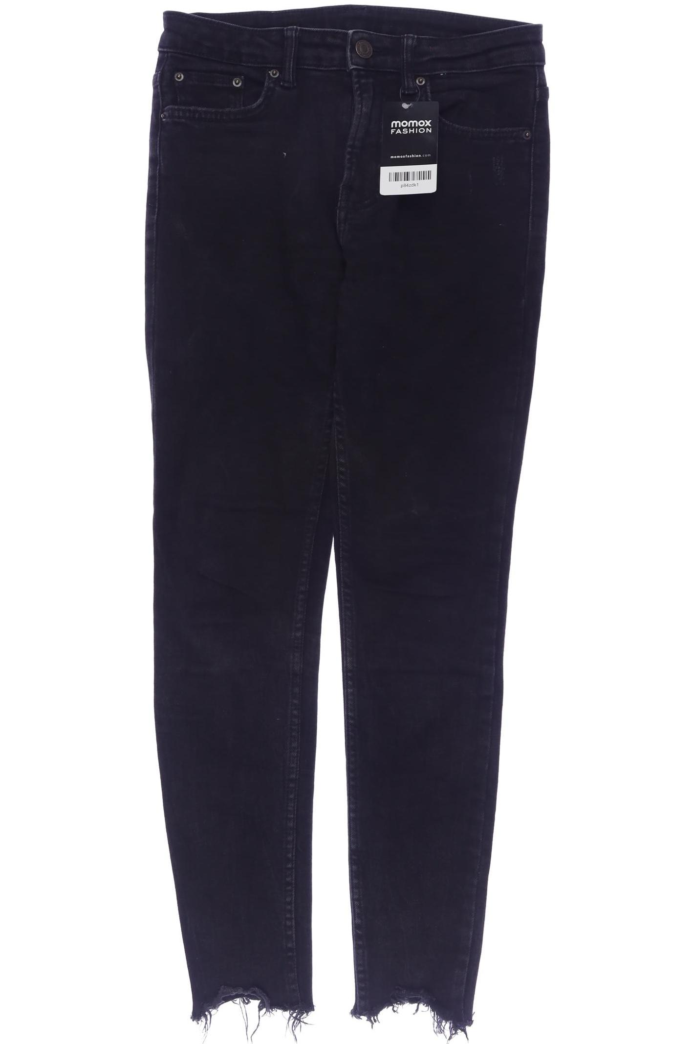 

bershka Damen Jeans, schwarz, Gr. 27