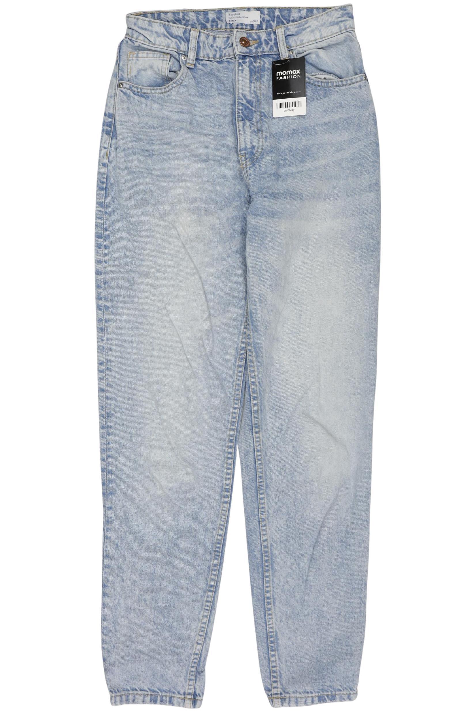 

bershka Damen Jeans, hellblau, Gr. 36