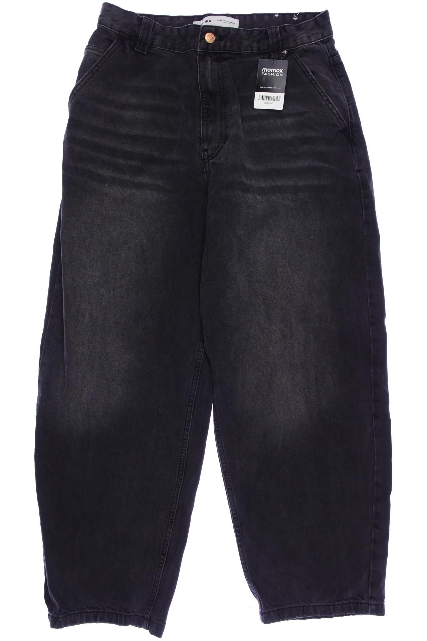 

bershka Damen Jeans, grau, Gr. 40