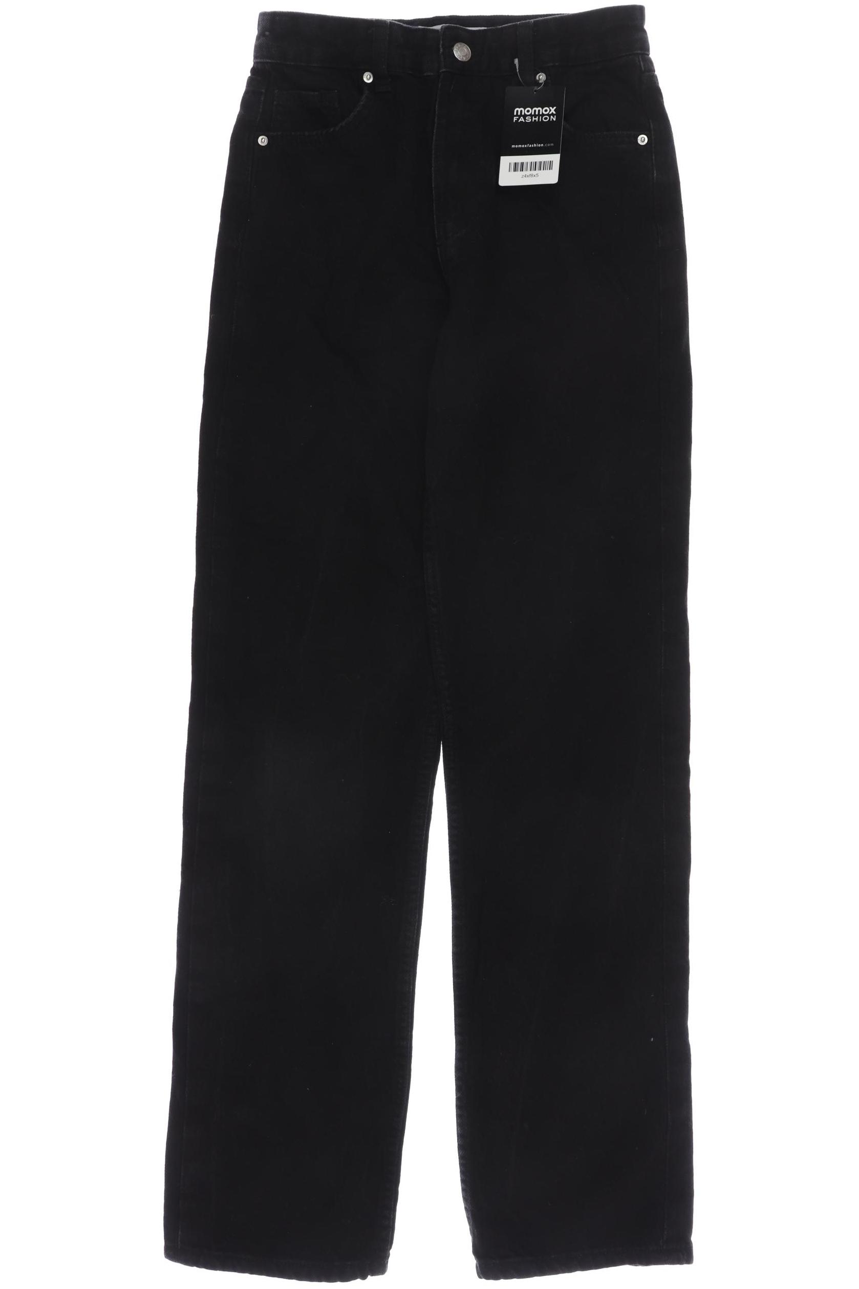 

bershka Damen Jeans, schwarz, Gr. 36