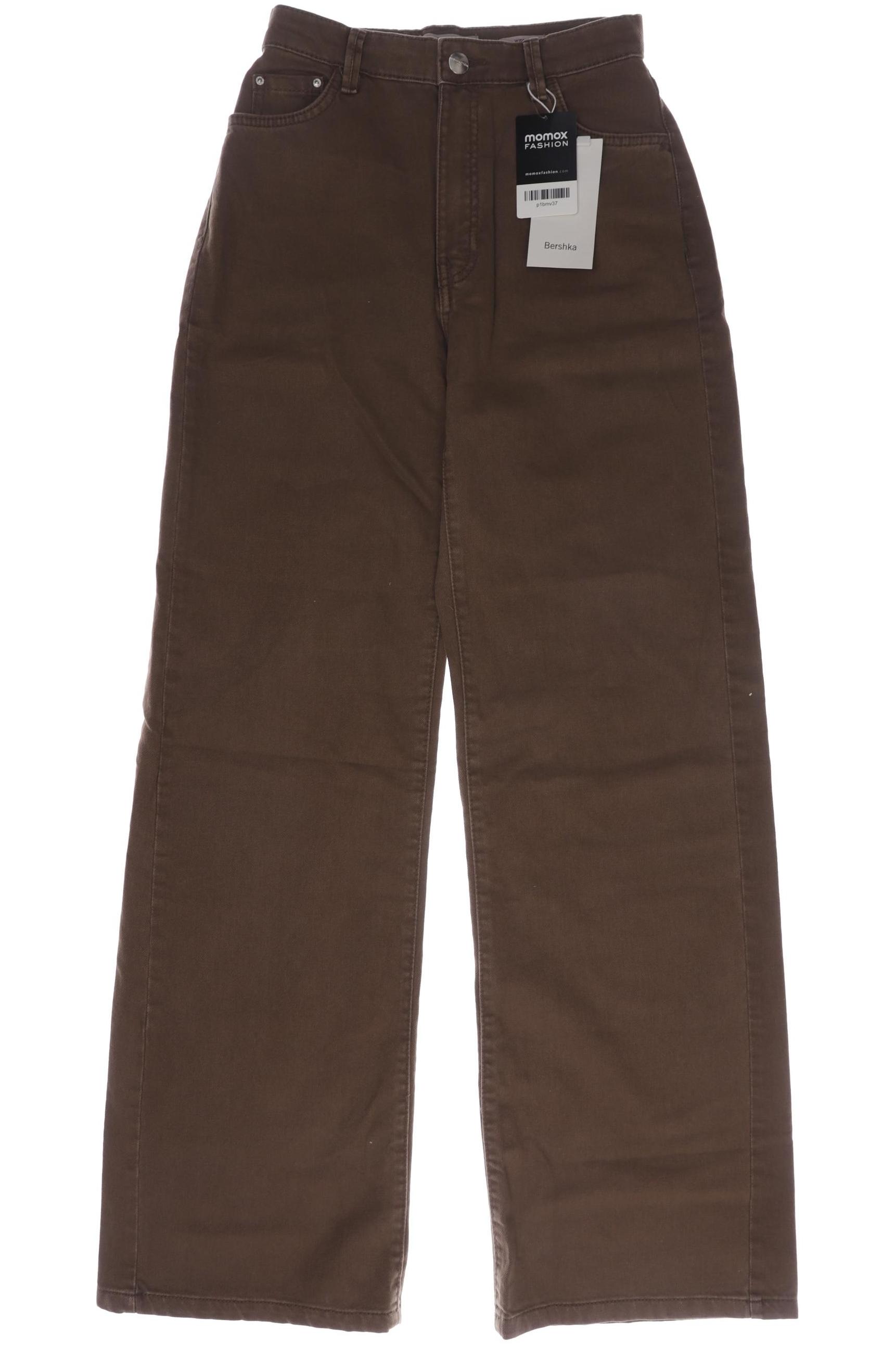 

bershka Damen Jeans, braun, Gr. 36