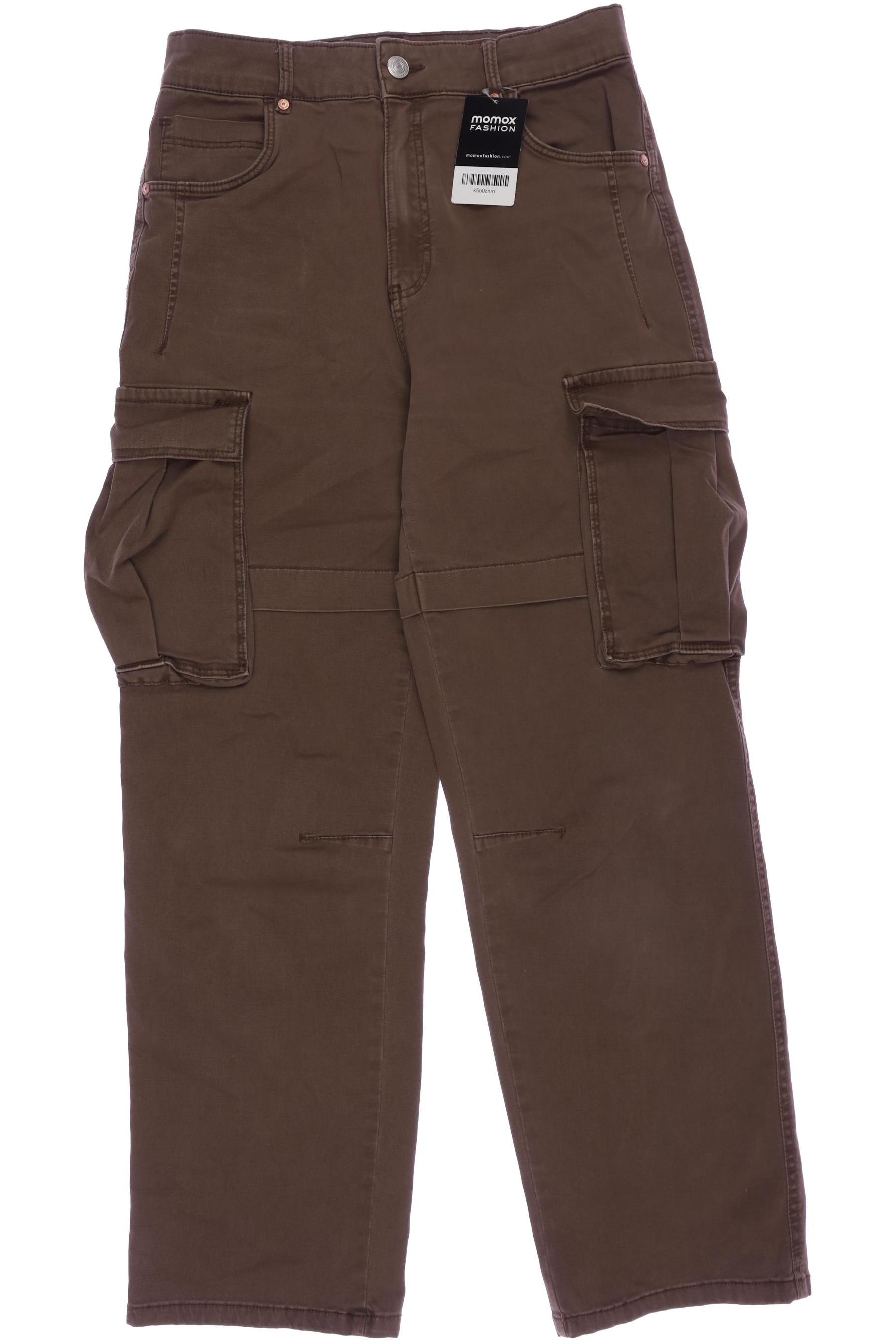 

bershka Damen Jeans, braun, Gr. 36