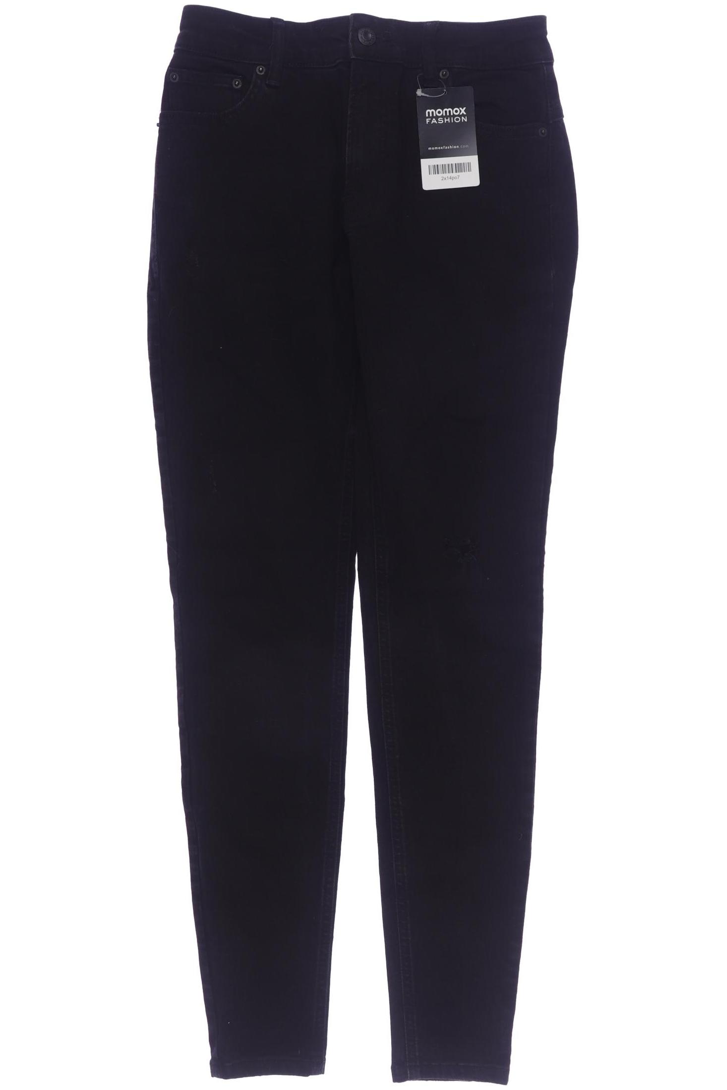 

bershka Damen Jeans, schwarz, Gr. 38