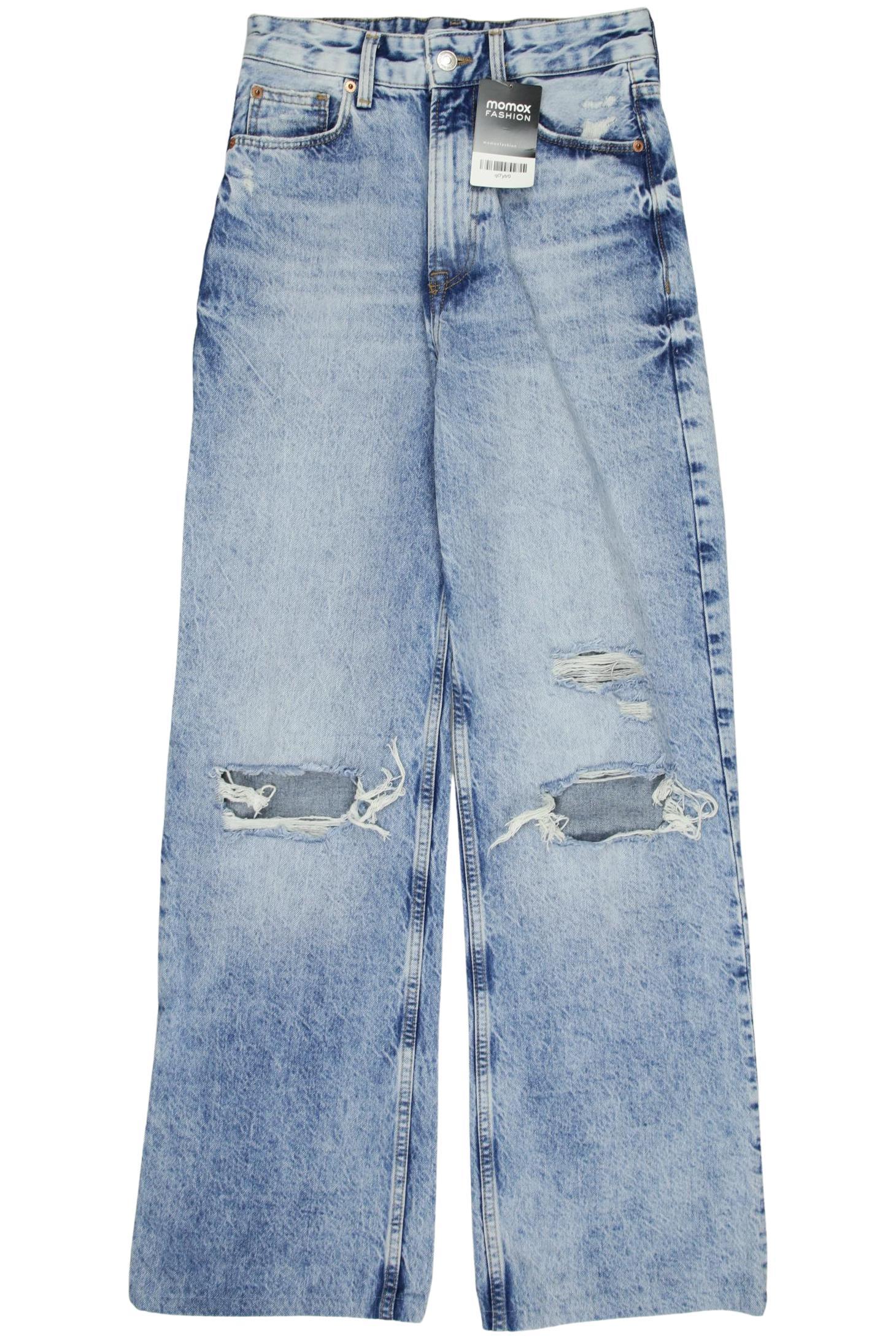 

bershka Damen Jeans, hellblau, Gr. 34