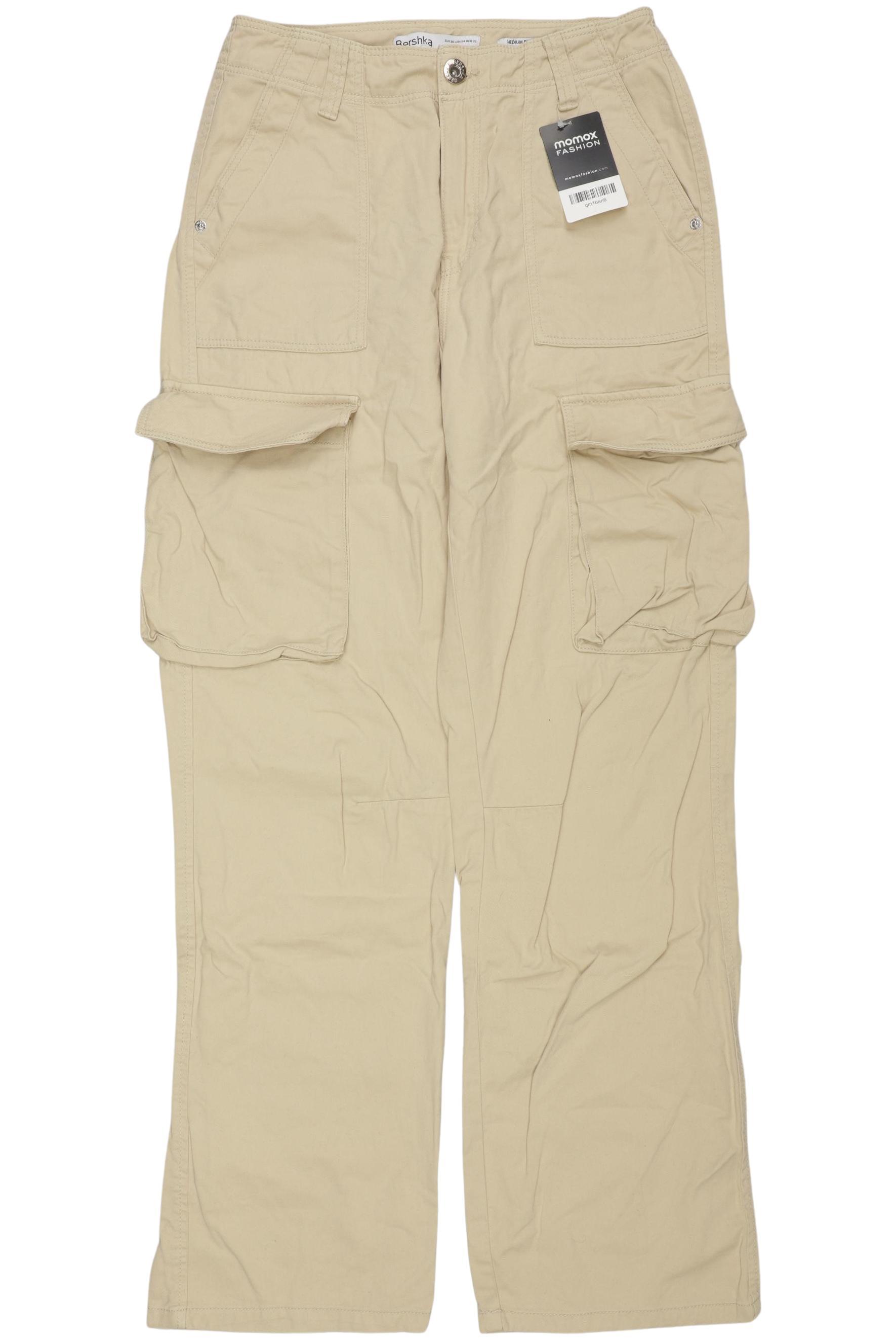 

bershka Damen Jeans, beige, Gr. 36