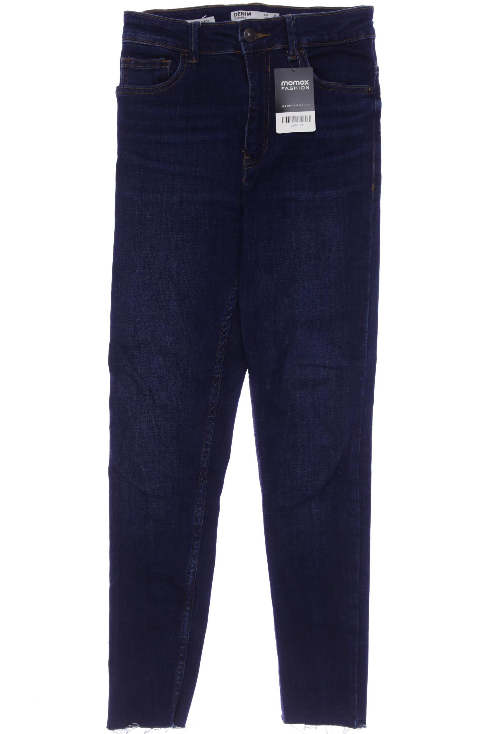 

bershka Damen Jeans, blau, Gr. 36