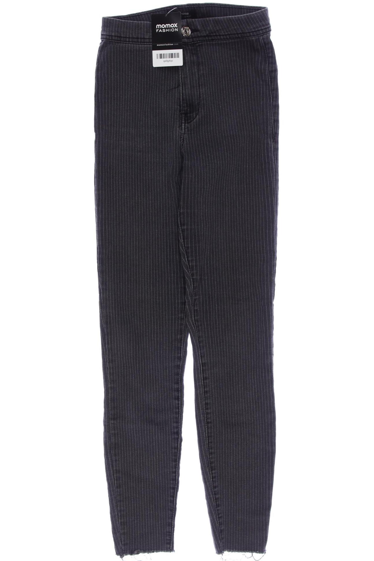 

bershka Damen Jeans, grau, Gr. 34