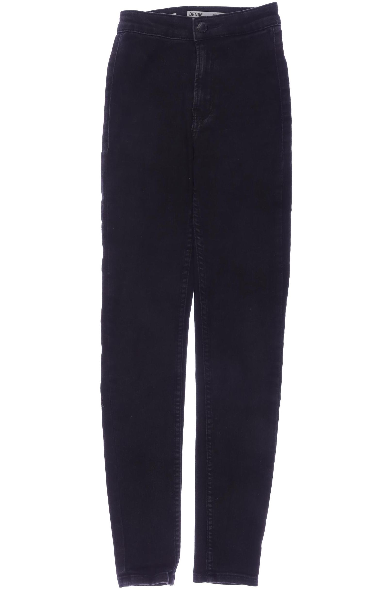 

bershka Damen Jeans, schwarz, Gr. 32