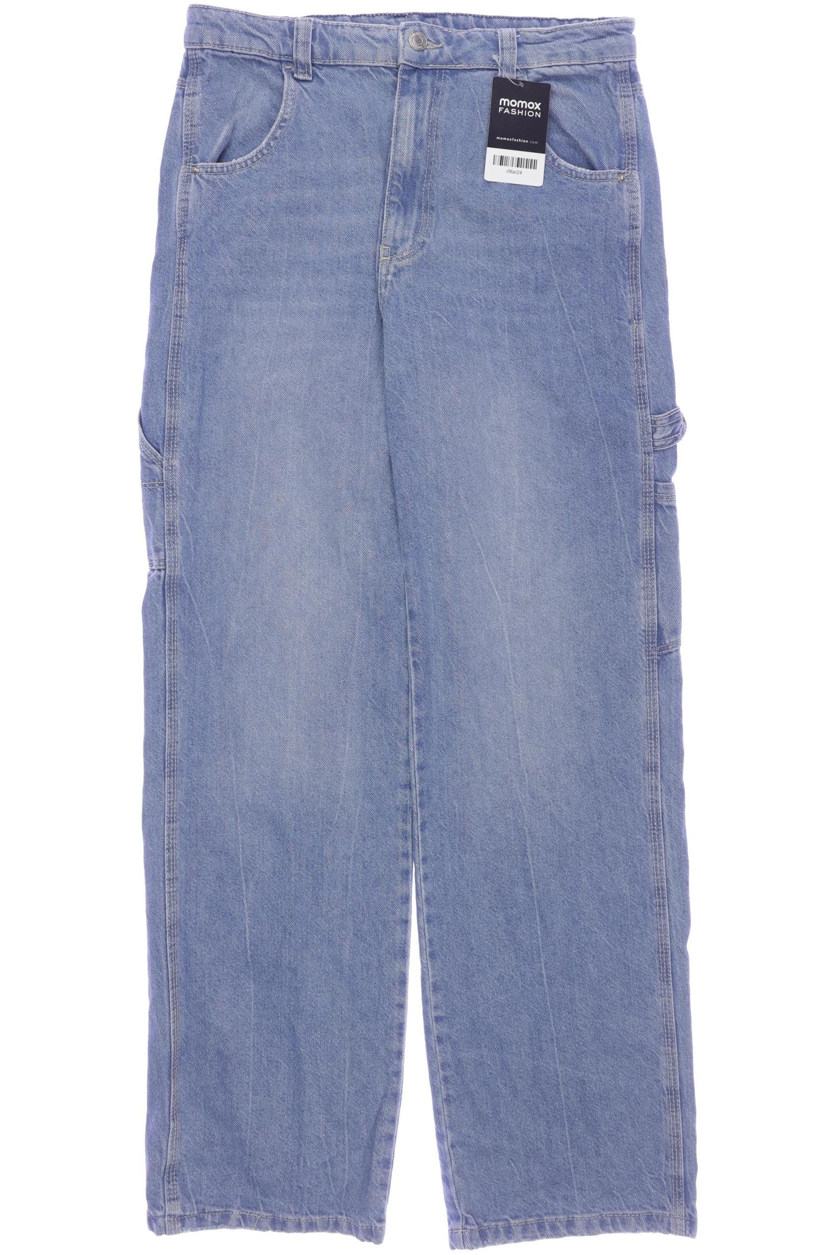 

bershka Damen Jeans, blau, Gr. 30