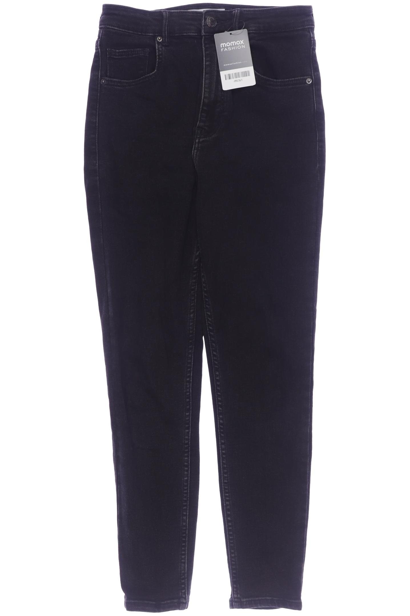 

bershka Damen Jeans, schwarz, Gr. 38