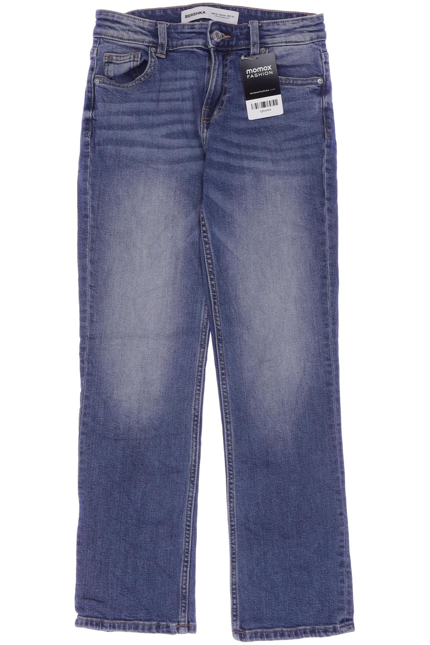 

bershka Damen Jeans, blau, Gr. 32