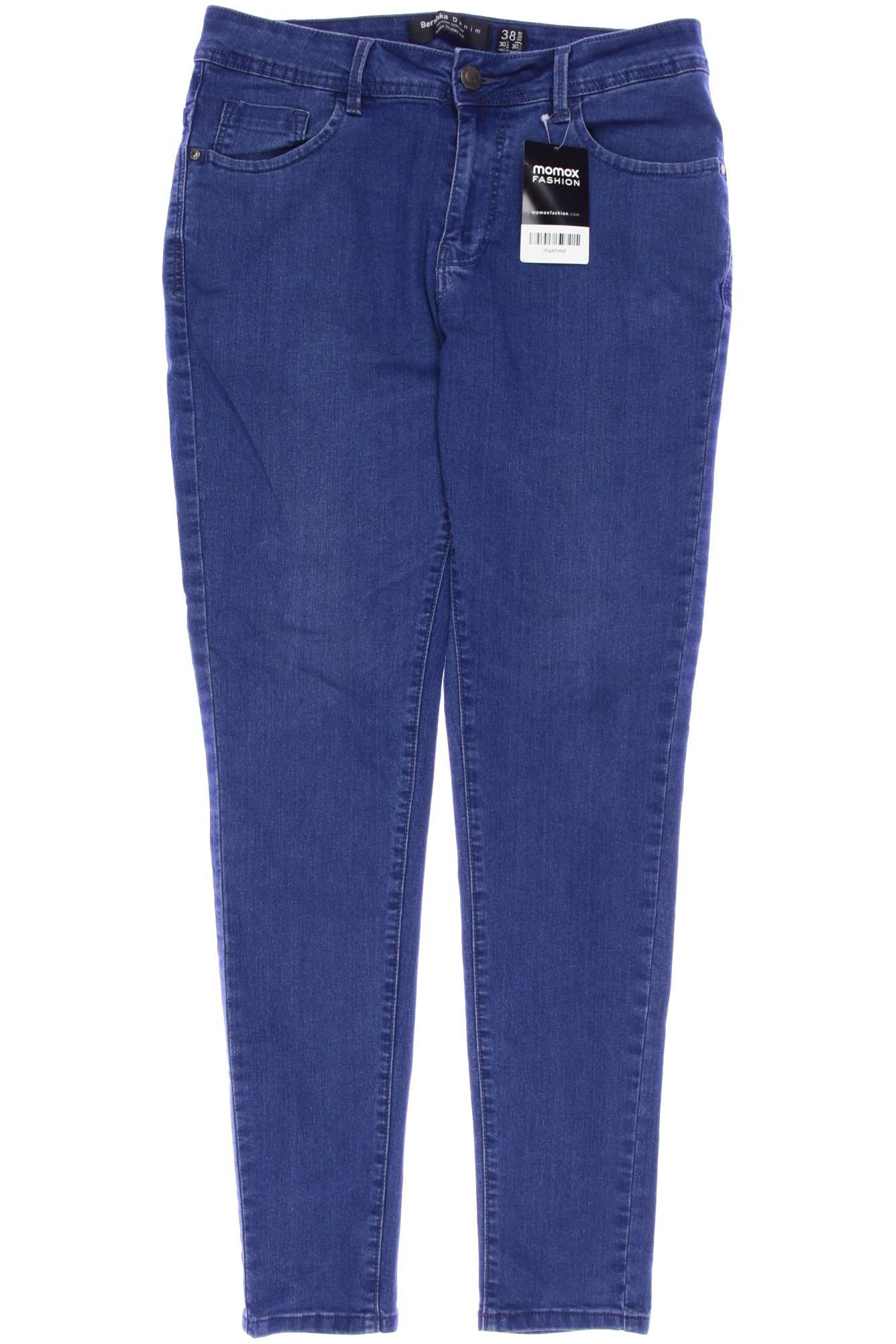 

bershka Damen Jeans, blau, Gr. 30