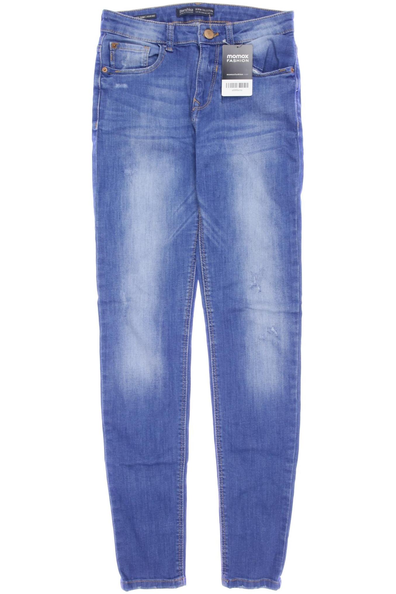 

bershka Damen Jeans, blau, Gr. 36