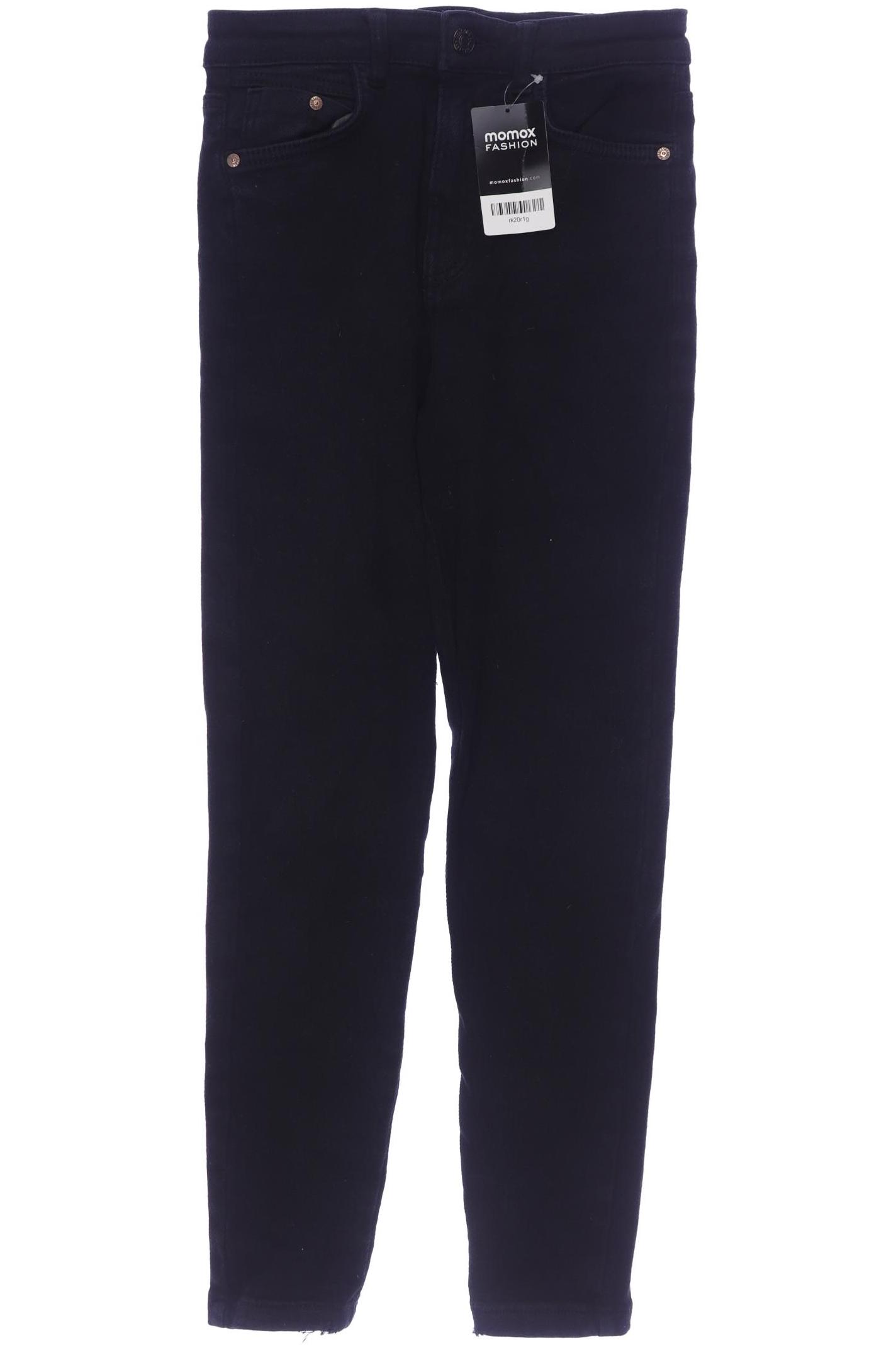 

bershka Damen Jeans, schwarz, Gr. 36