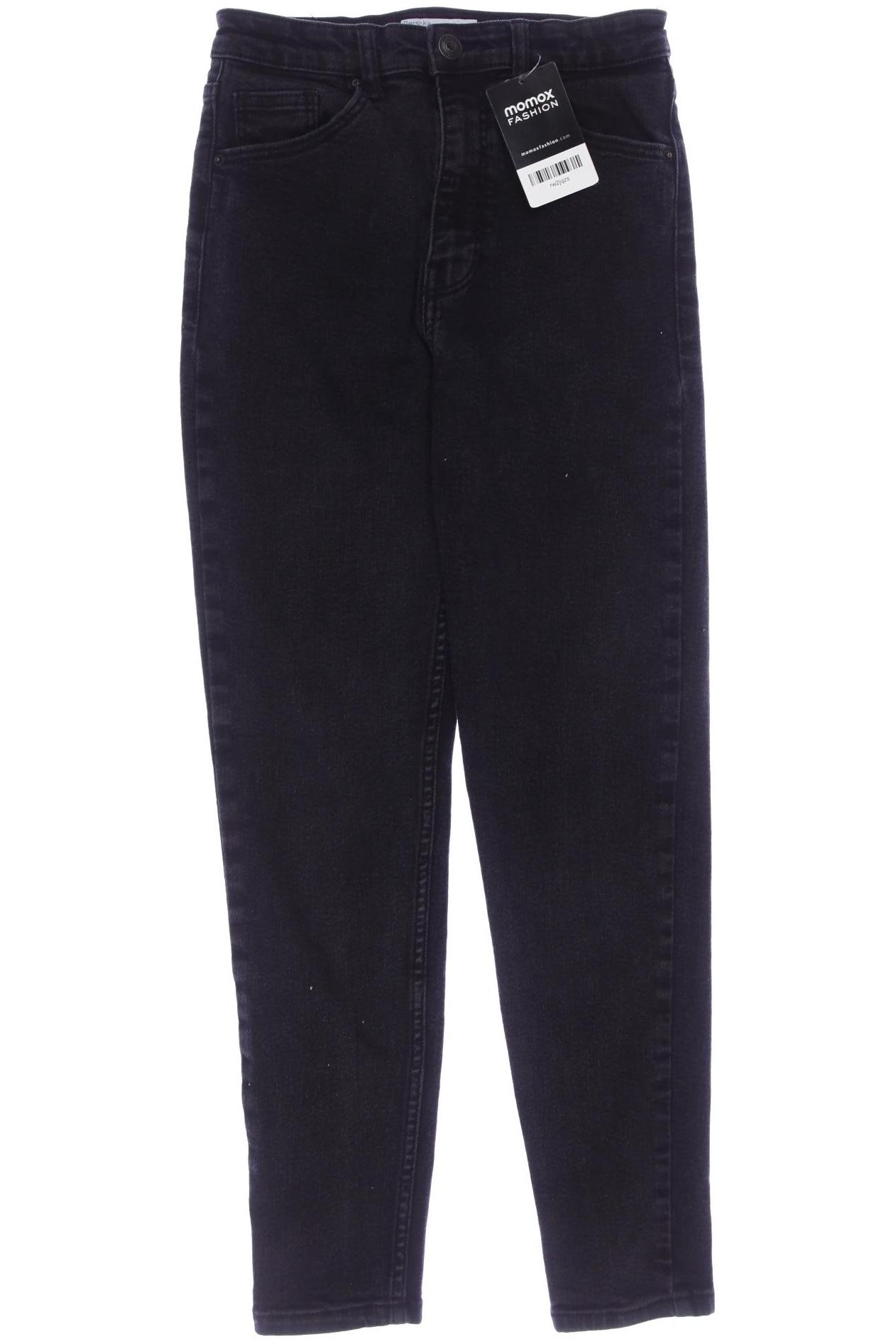 

bershka Damen Jeans, grau, Gr. 36