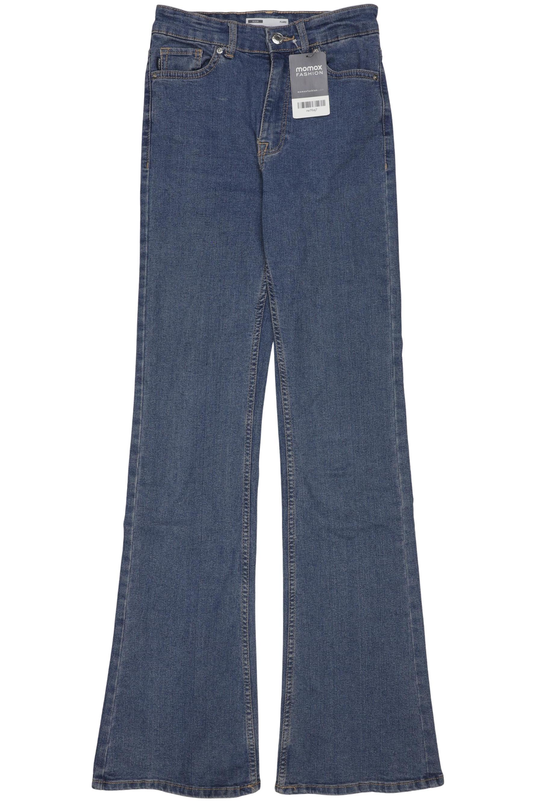 

bershka Damen Jeans, blau, Gr. 34