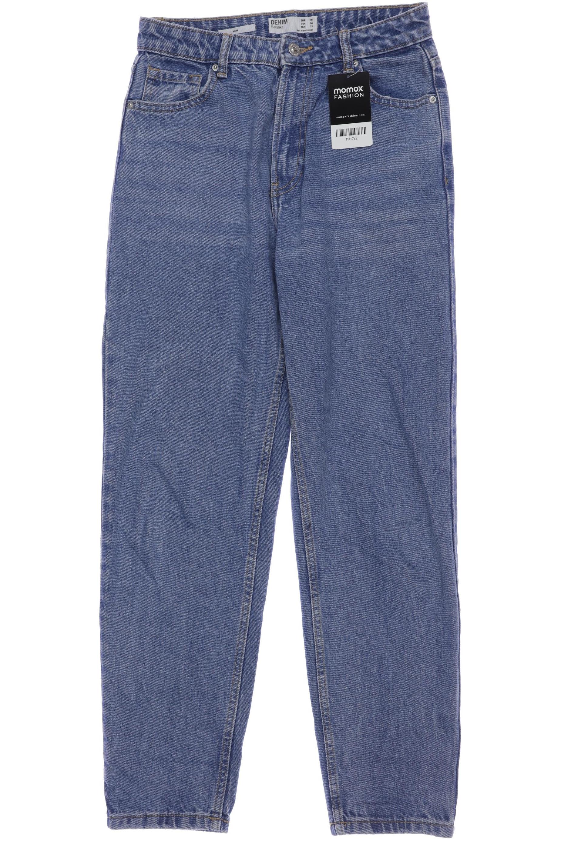 

bershka Damen Jeans, blau, Gr. 36