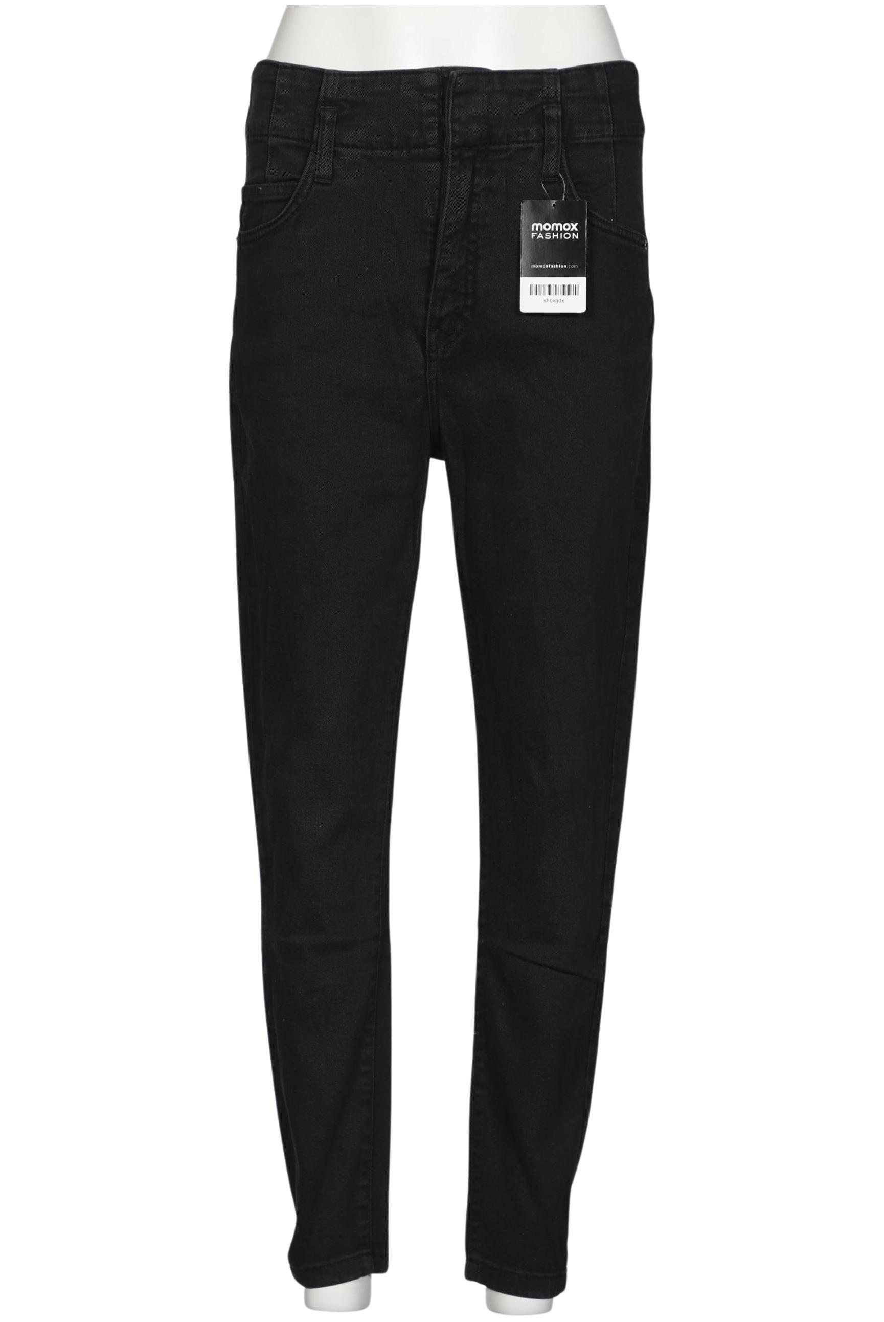 

bershka Damen Jeans, schwarz, Gr. 38