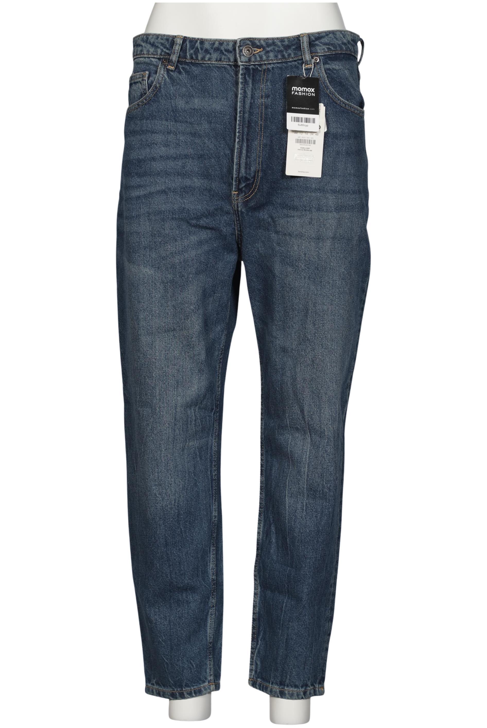 

bershka Damen Jeans, blau, Gr. 44