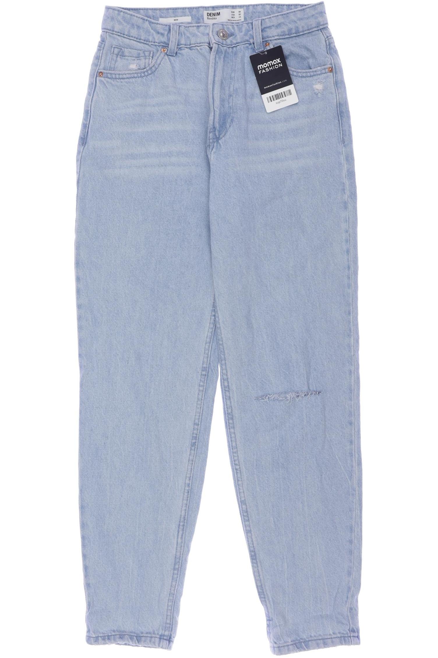

bershka Damen Jeans, blau, Gr. 34