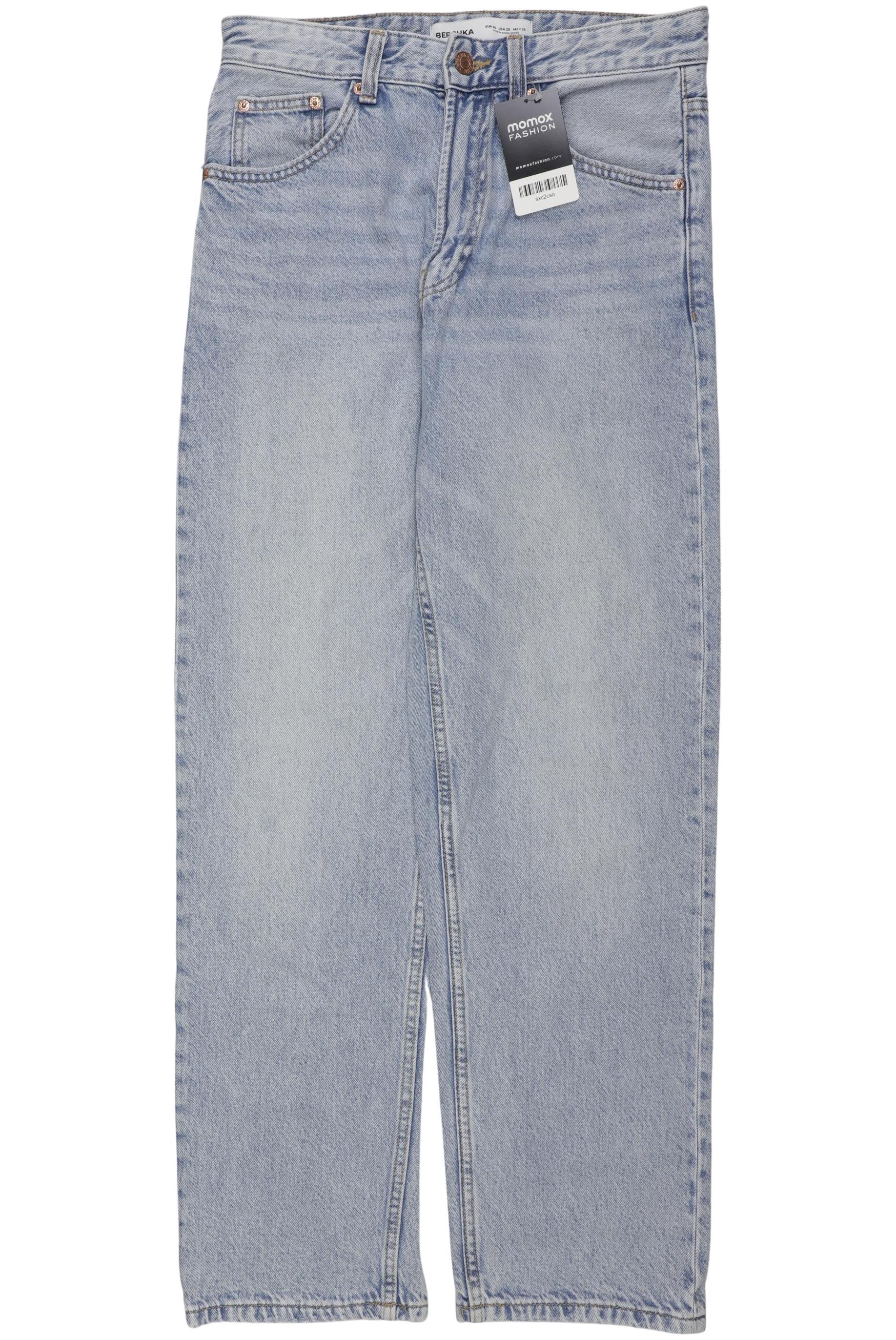 

bershka Damen Jeans, hellblau, Gr. 36