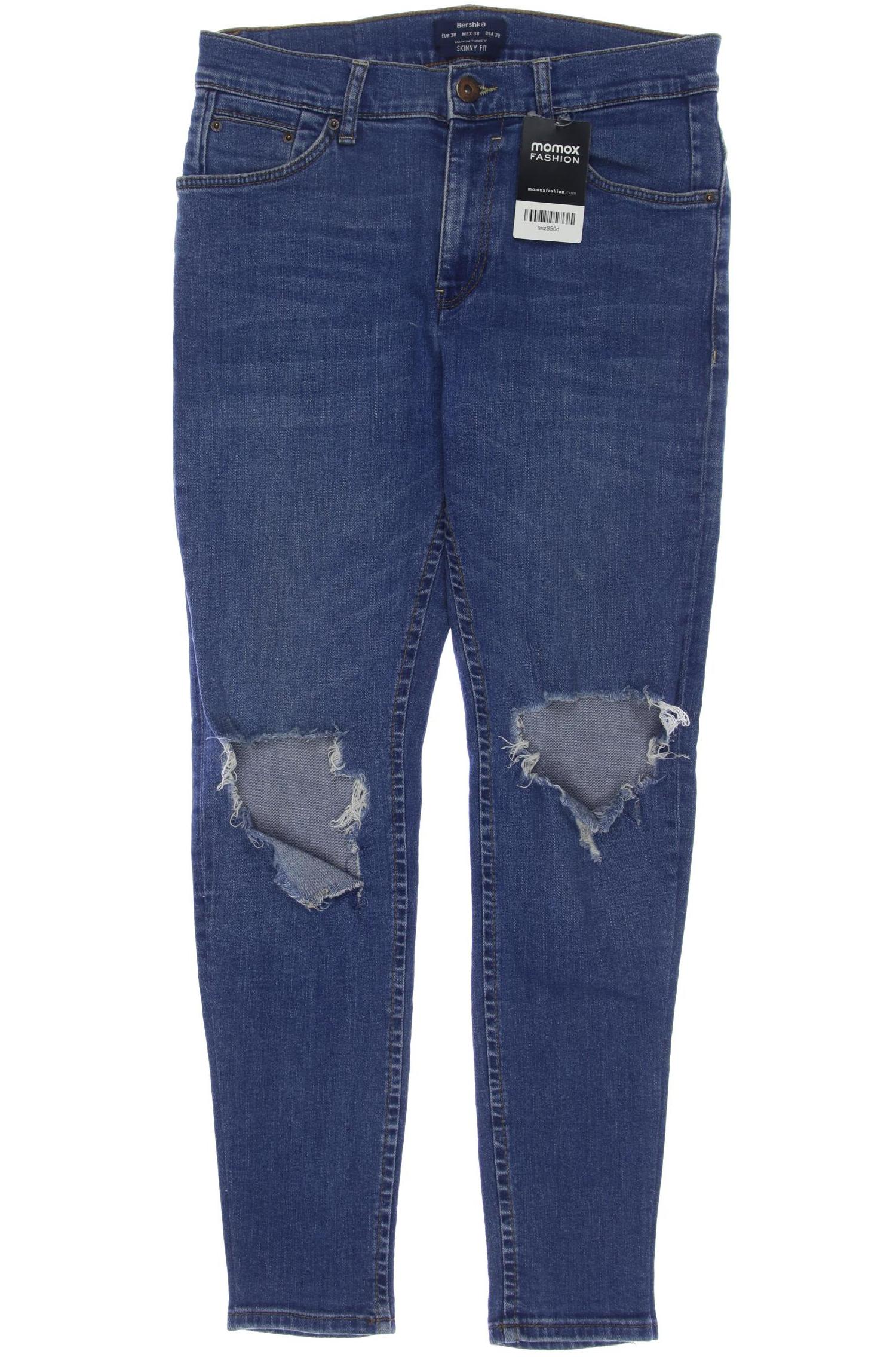 

bershka Damen Jeans, blau, Gr. 38