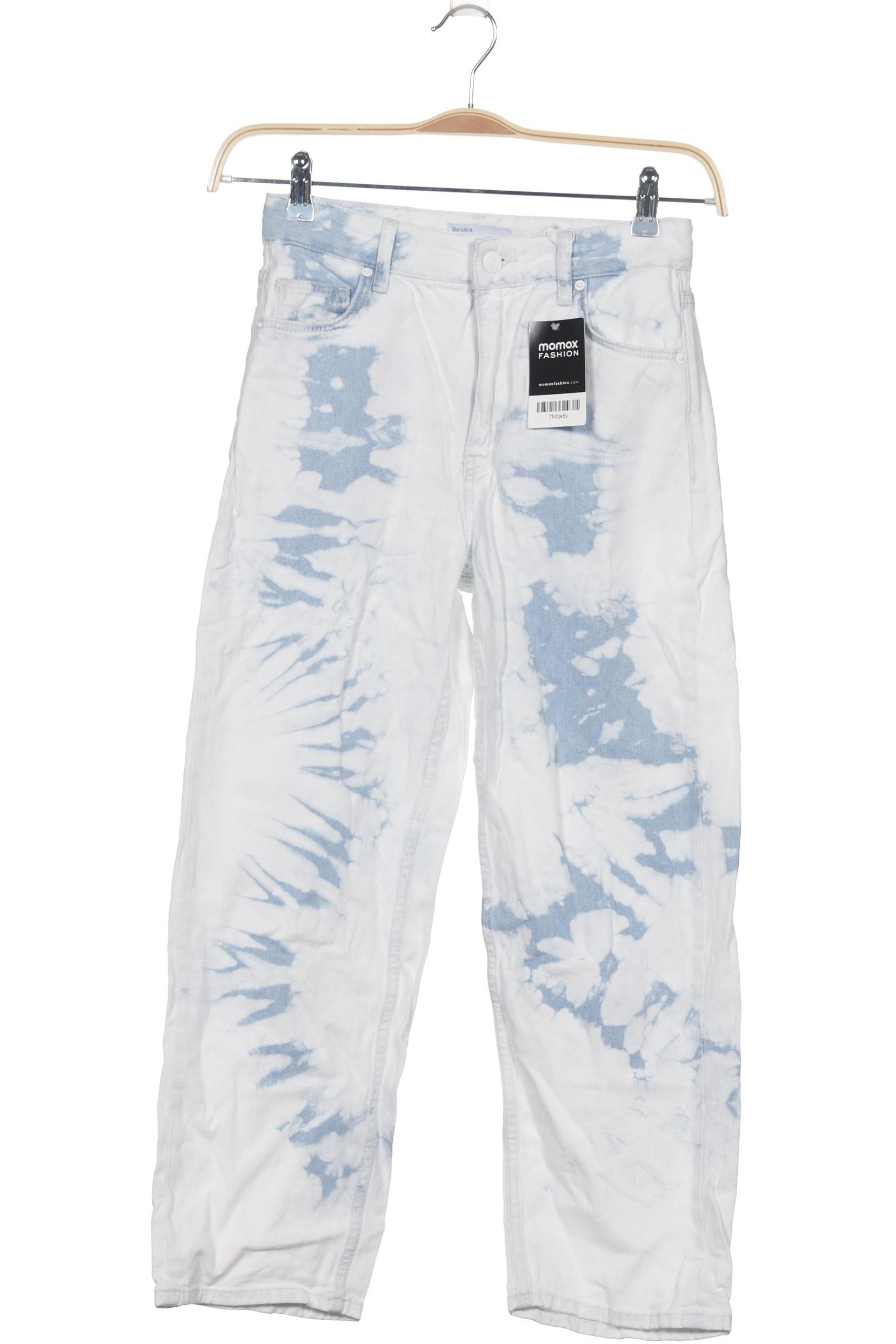 

bershka Damen Jeans, hellblau, Gr. 34